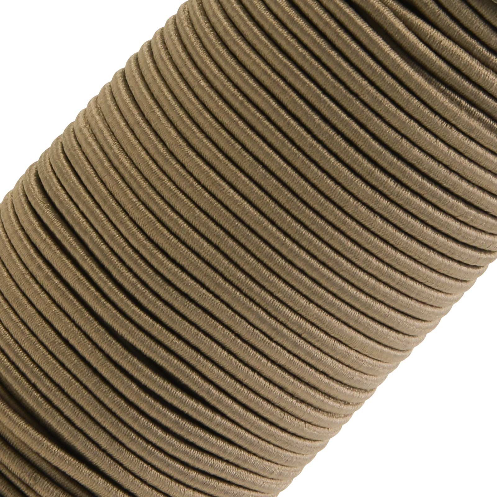 maDDma Gummiband 50m Gummikordel 3mm Hutgummi Nähzubehör 27 Farben elastisches Band, beigegrau