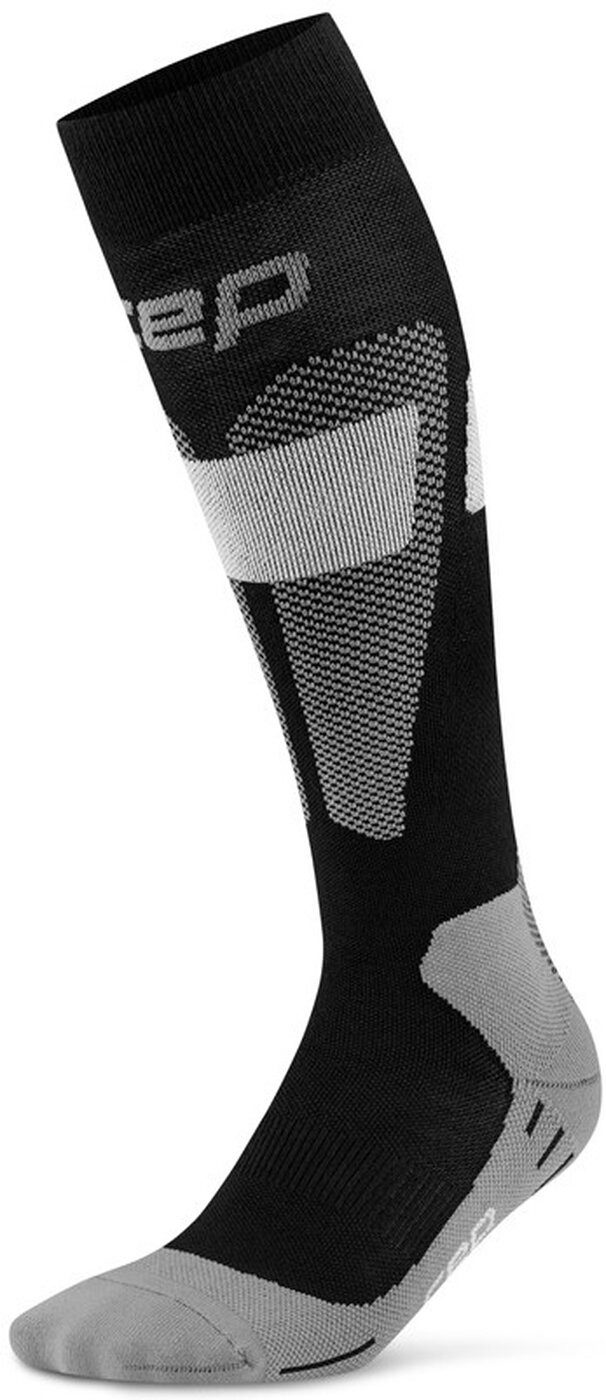 CEP Skisocken CEP ski merino socks, tall, 3. BLACK/GREY