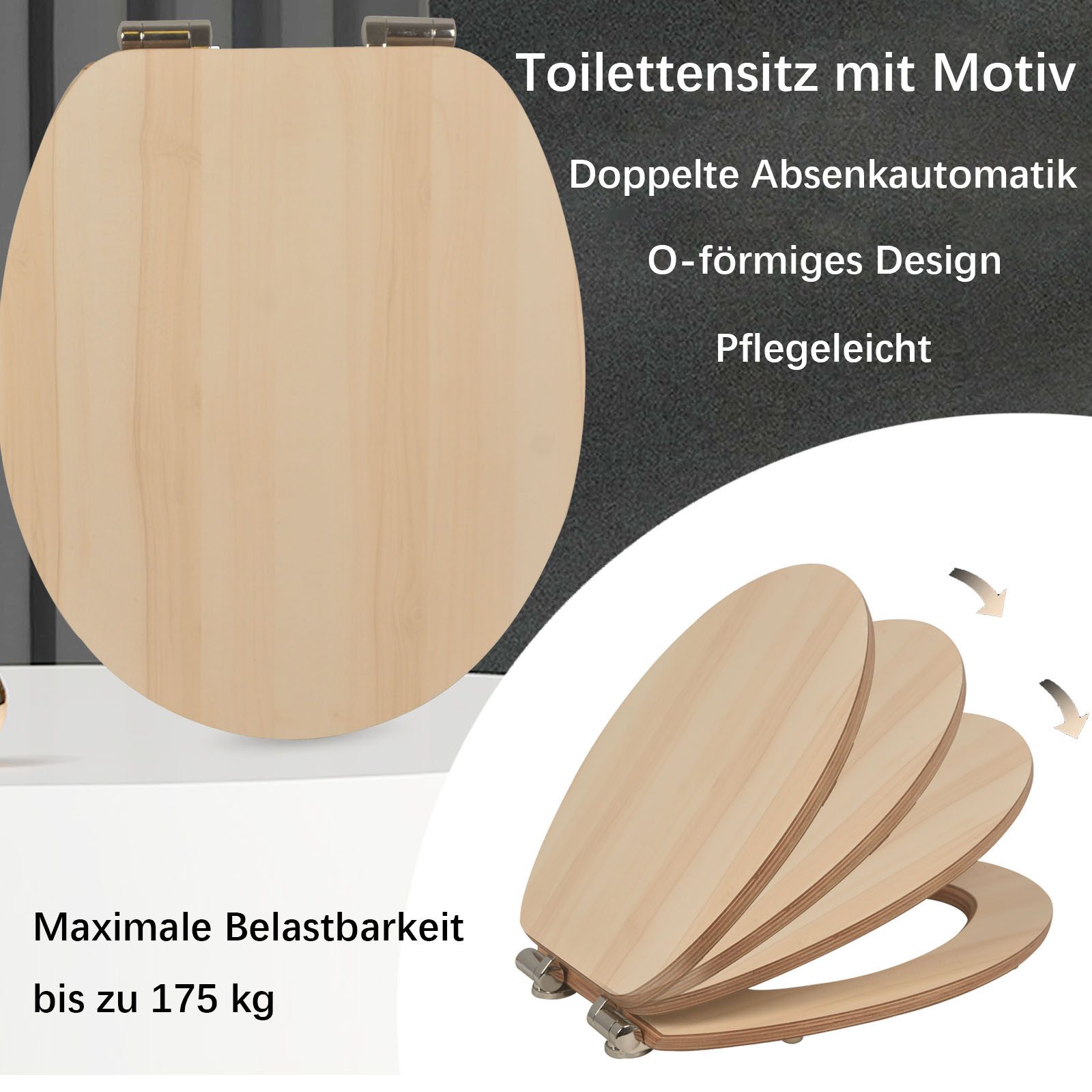 style home WC-Sitz Toilettendeckel mit doppelter günstig online kaufen