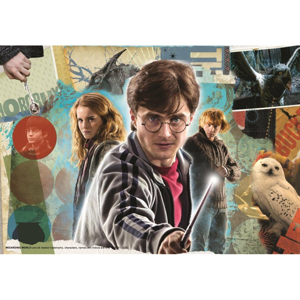 Clementoni® Puzzle Supercolor - Wizarding World Harry Potter (180 Teile), Puzzleteile