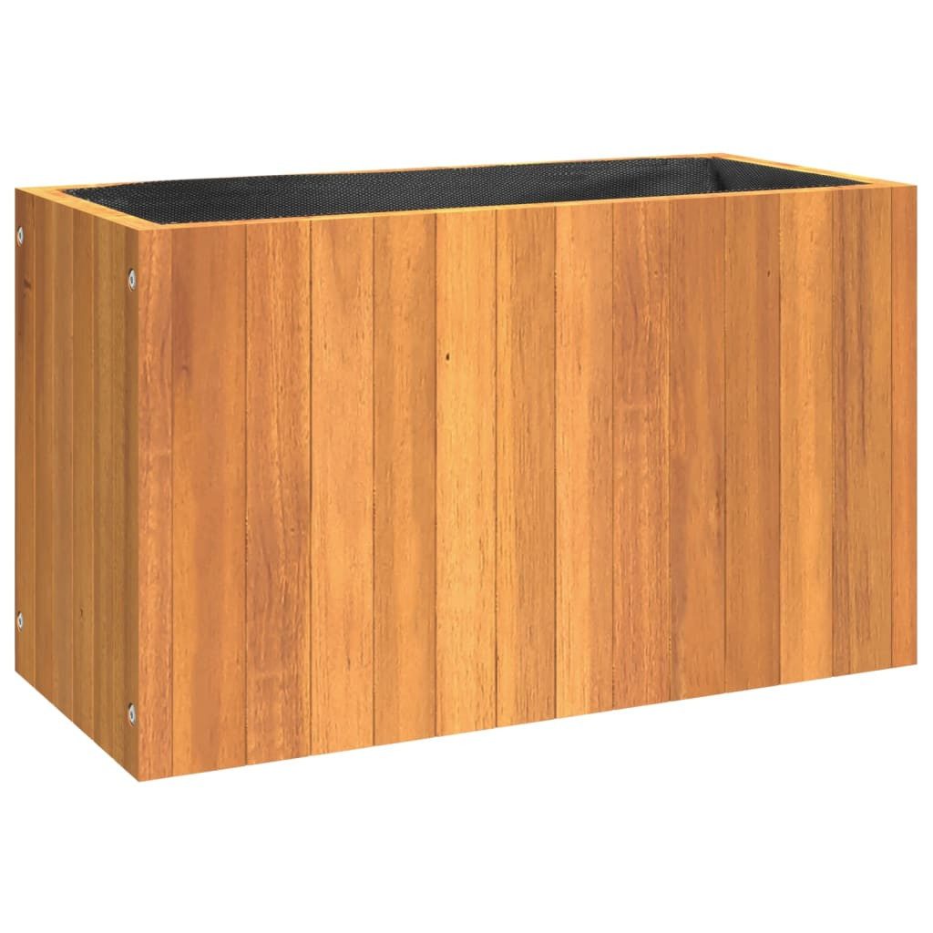 vidaXL Blumentopf Pflanzkübel 59x27,5x35 cm Massivholz (1 St)