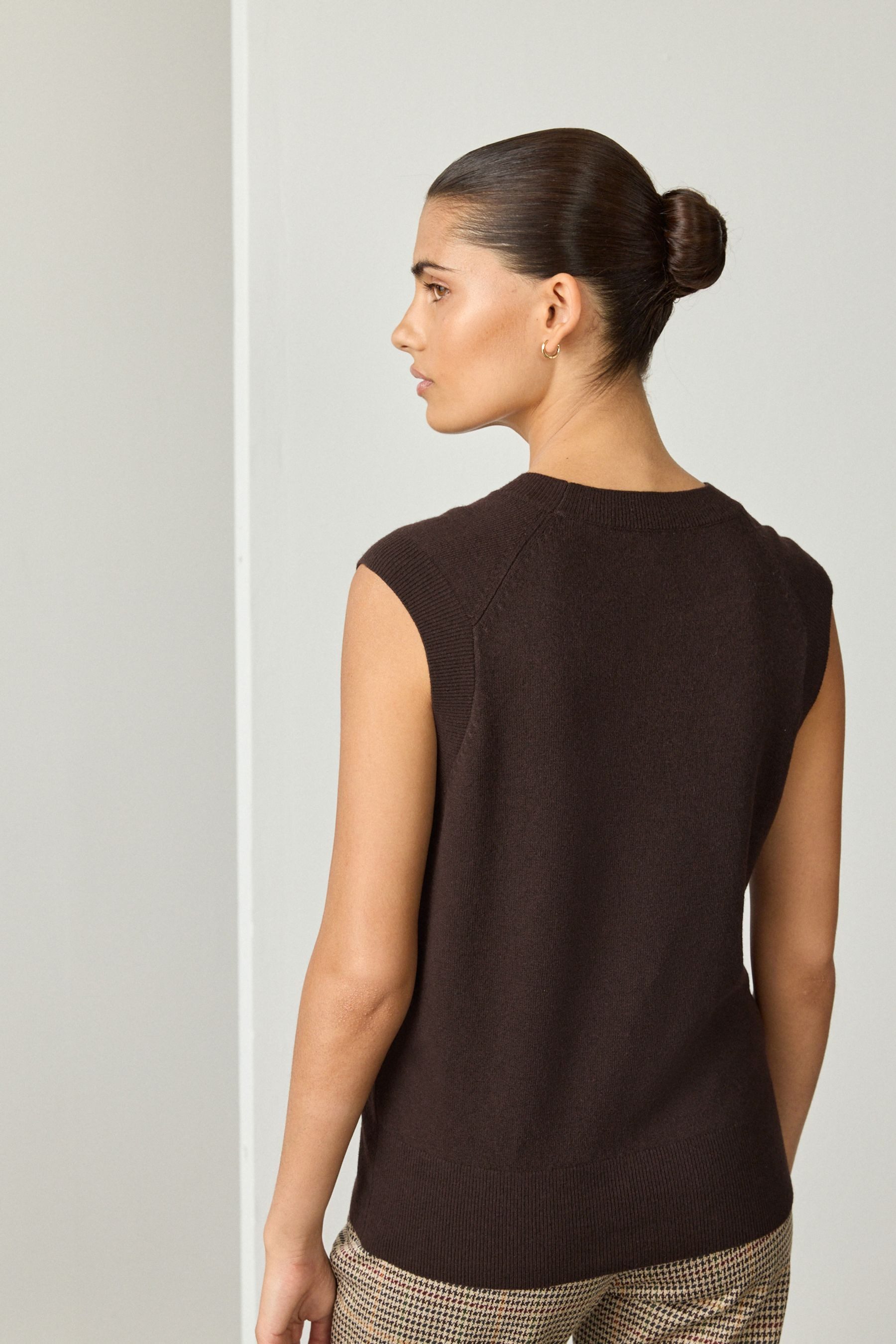 Next Rundhalspullover Superweiches, gestricktes Rundhals-Tanktop (1-tlg) günstig online kaufen