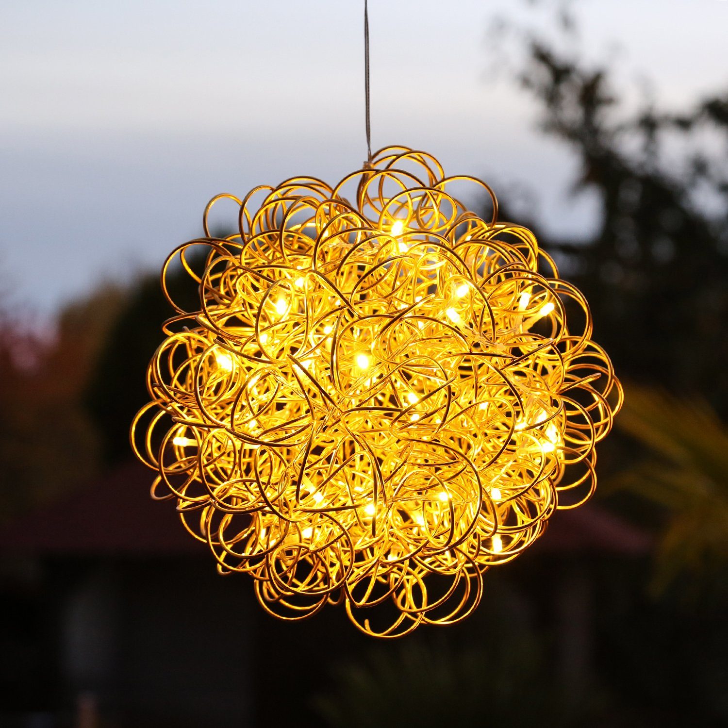 MARELIDA LED Kugelleuchte LED 3D Drahtkugel SPHERE Leuchtkugel Ball
