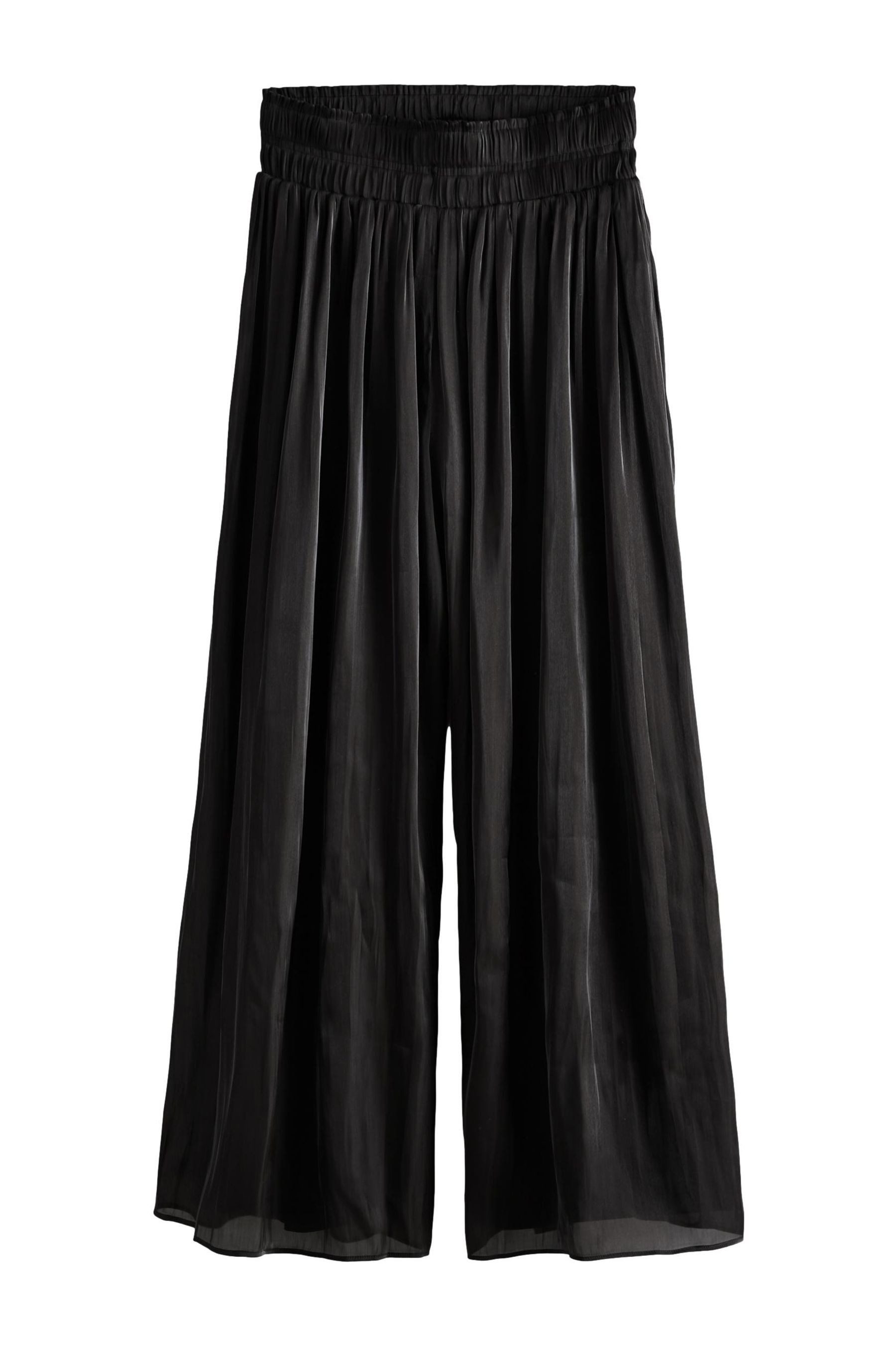 Next Palazzohose Fließende, weite Nadelstreifenhose Metallic günstig online kaufen