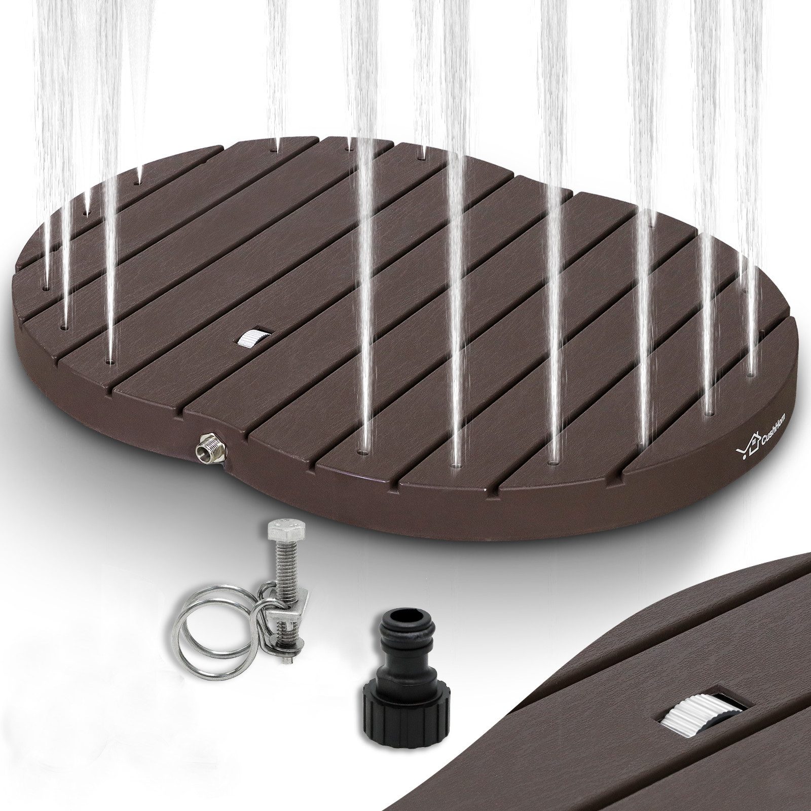 CCLIFE Gartendusche Gartendusche Aussendusche, Bodendusche Outdoor