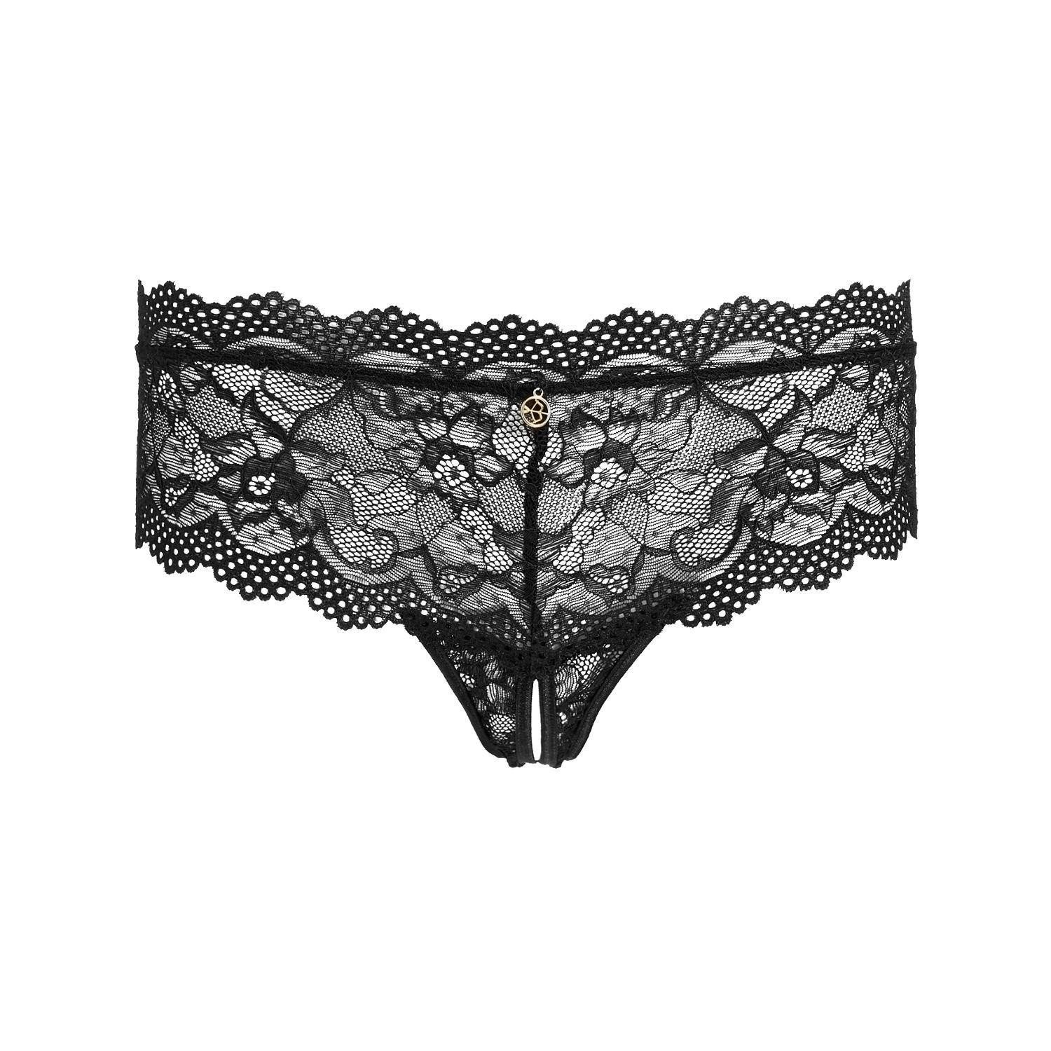 Escora Stringpanty-Ouvert String Panty ouvert schwarz sexy