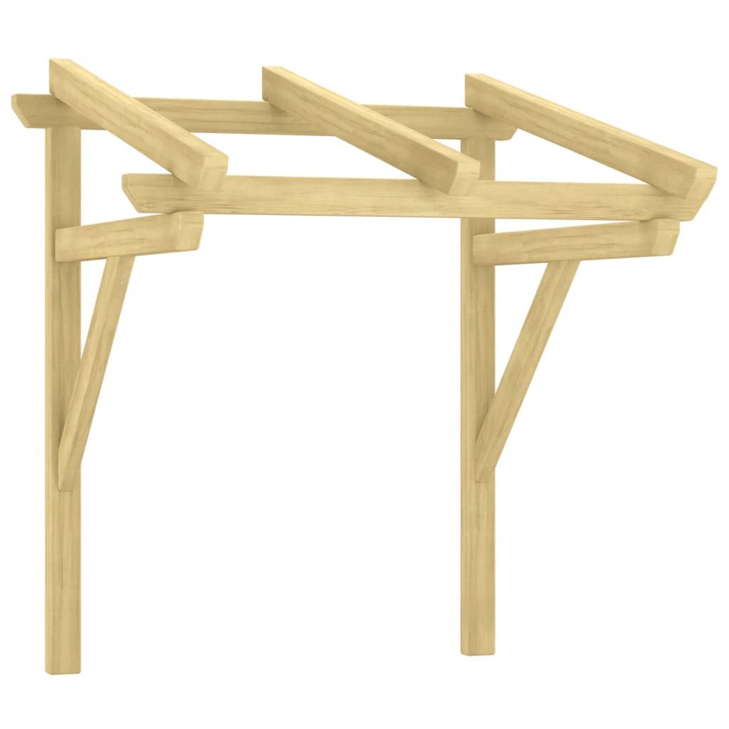 vidaXL Markise Türvordach 100x100x80 cm Massivholz günstig online kaufen