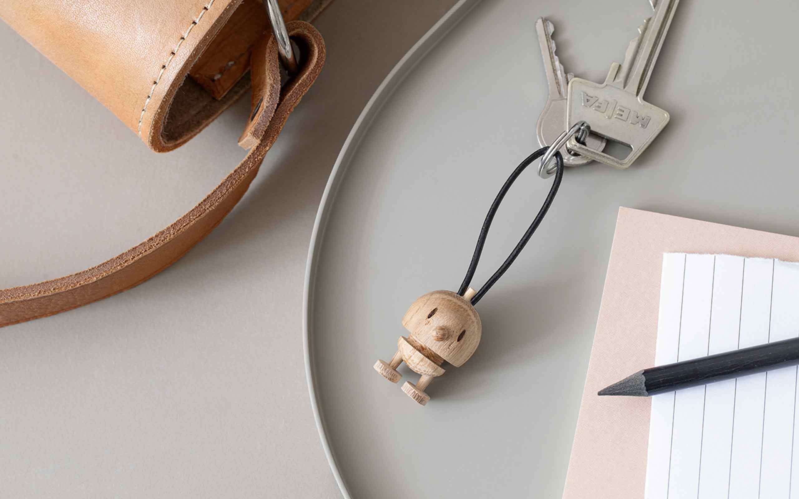 HOPTIMIST Schlüsselanhänger Bumble Schlüsselanhänger 3 x 1,5 cm (1-tlg)
