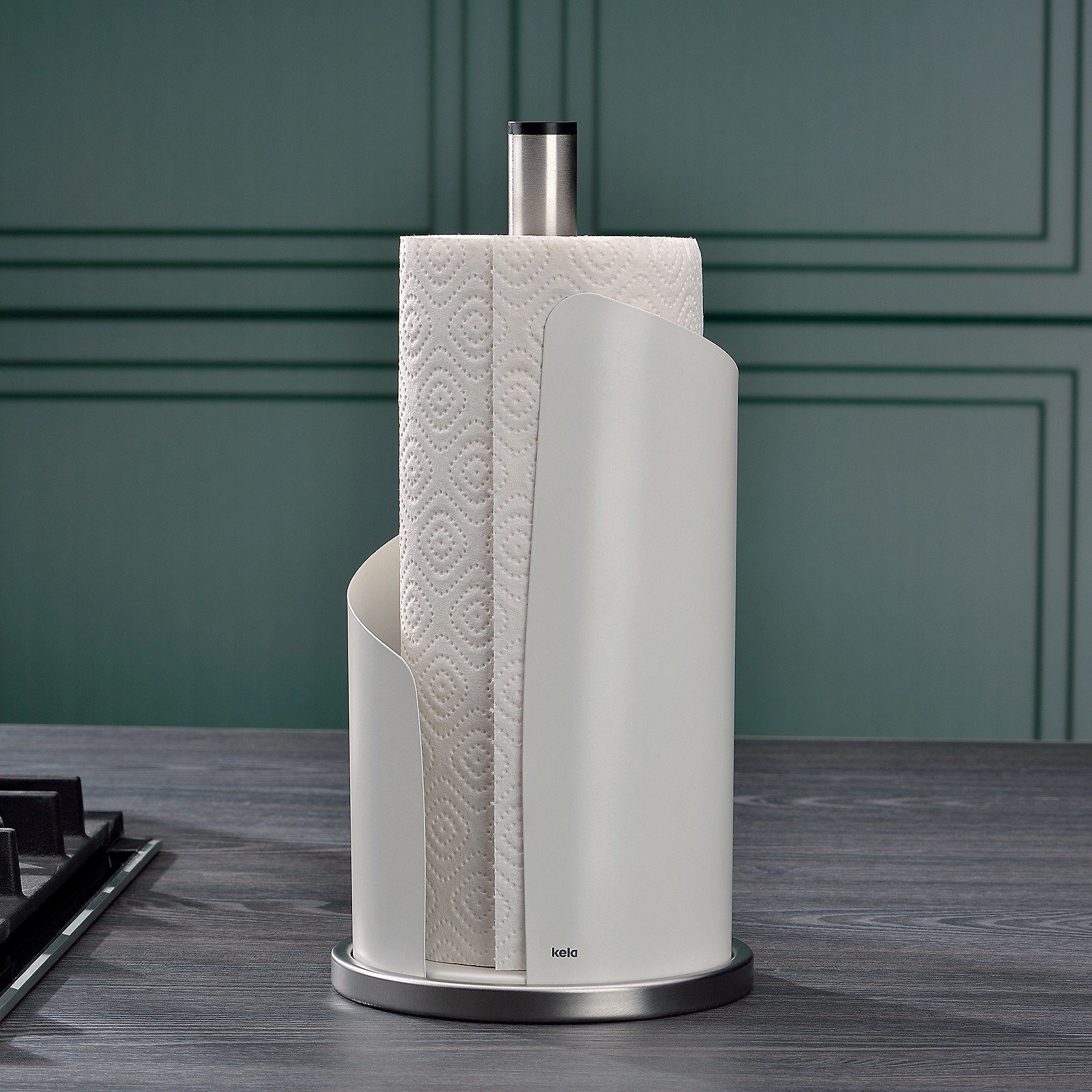 kela Küchenrollenhalter Stella, standfester Halter, breite Öffnung