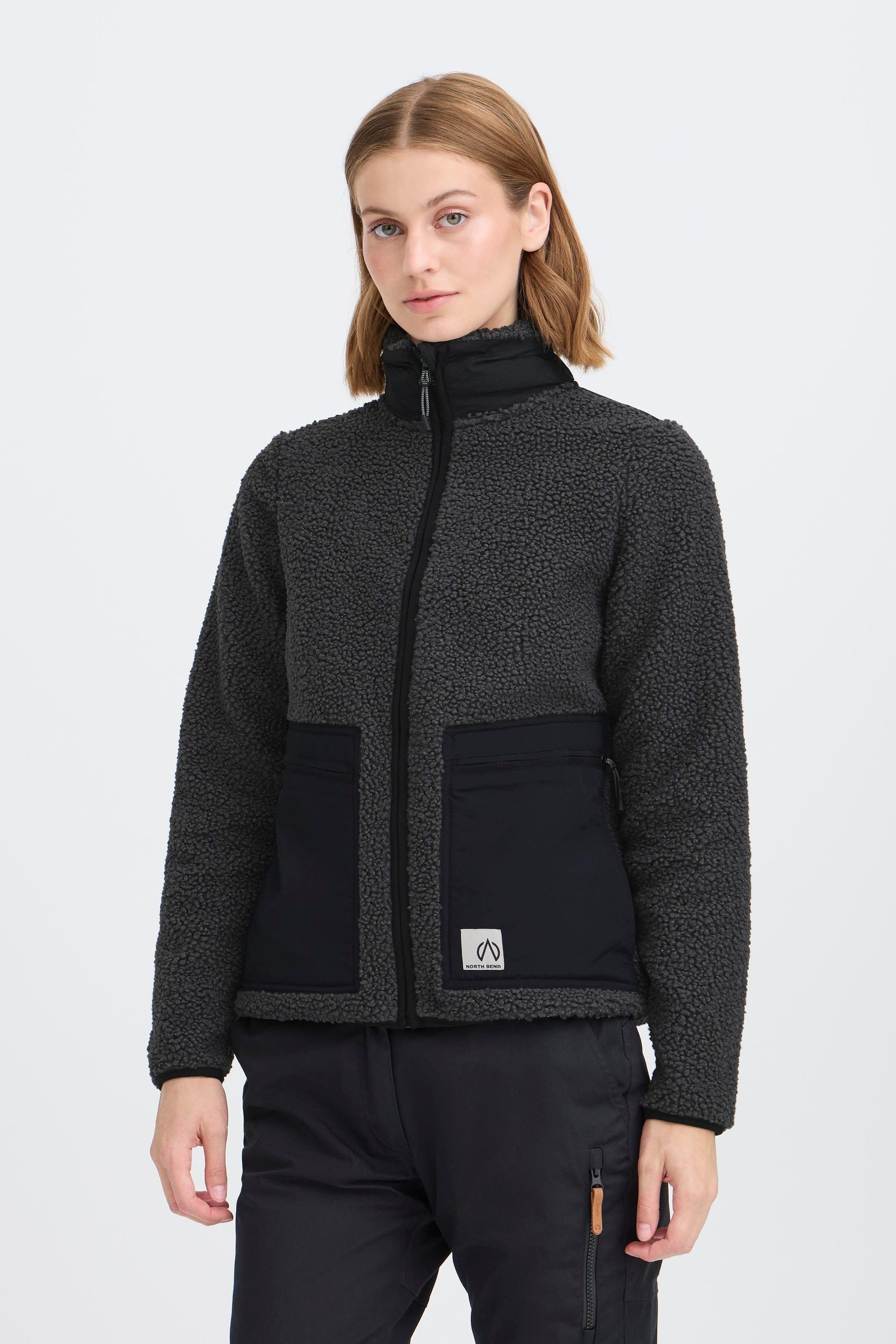 North Bend Plüschjacke NBGalonne W Teddy Jacket Modische Teddy-Jacke günstig online kaufen