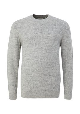 s.Oliver Strickpullover Strukturierter Strickpullover Rippblende