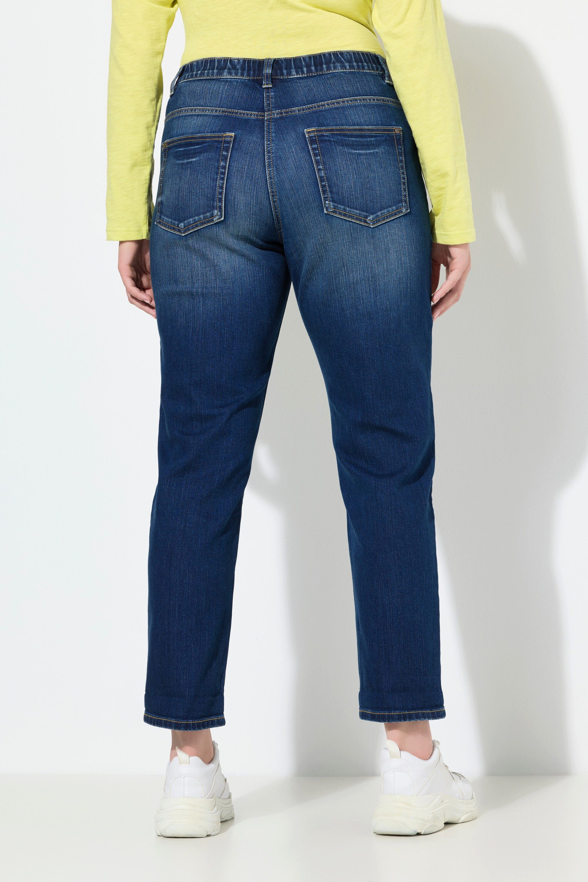 Ulla Popken Regular-fit-Jeans Boyfriend-Jeans 5-Pocket-Hose Komfortbund