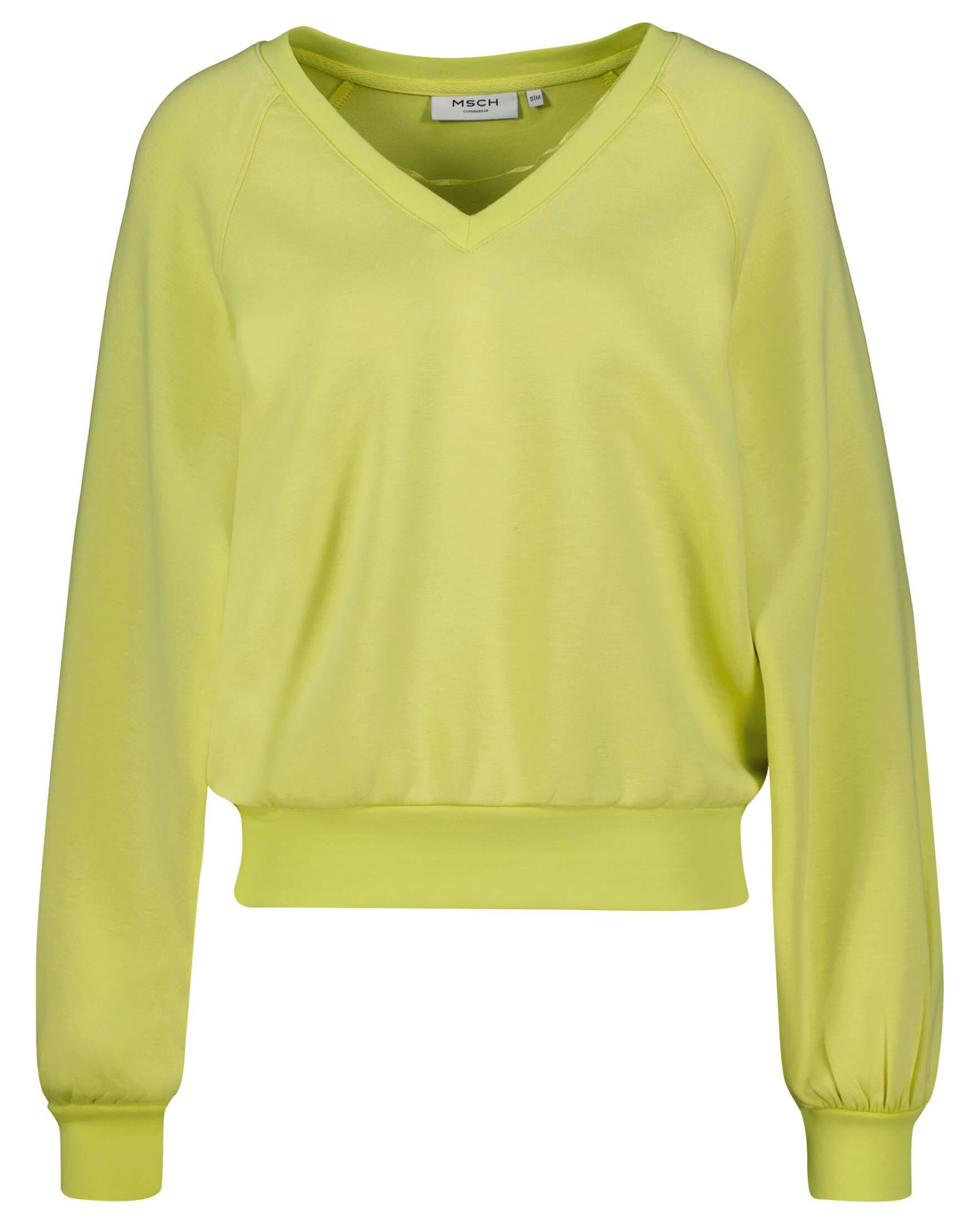 Moss Copenhagen Sweatshirt Damen Sweatshirt MSCHNELINA (1-tlg) grün (43)