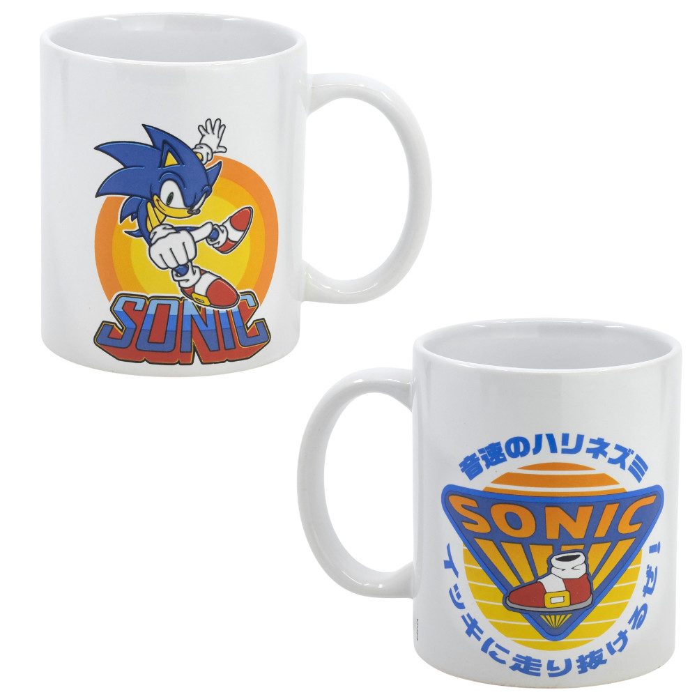 Tasse Sonic The Hedgehog Teetasse Kaffeetasse Geschenkidee 325 ml
