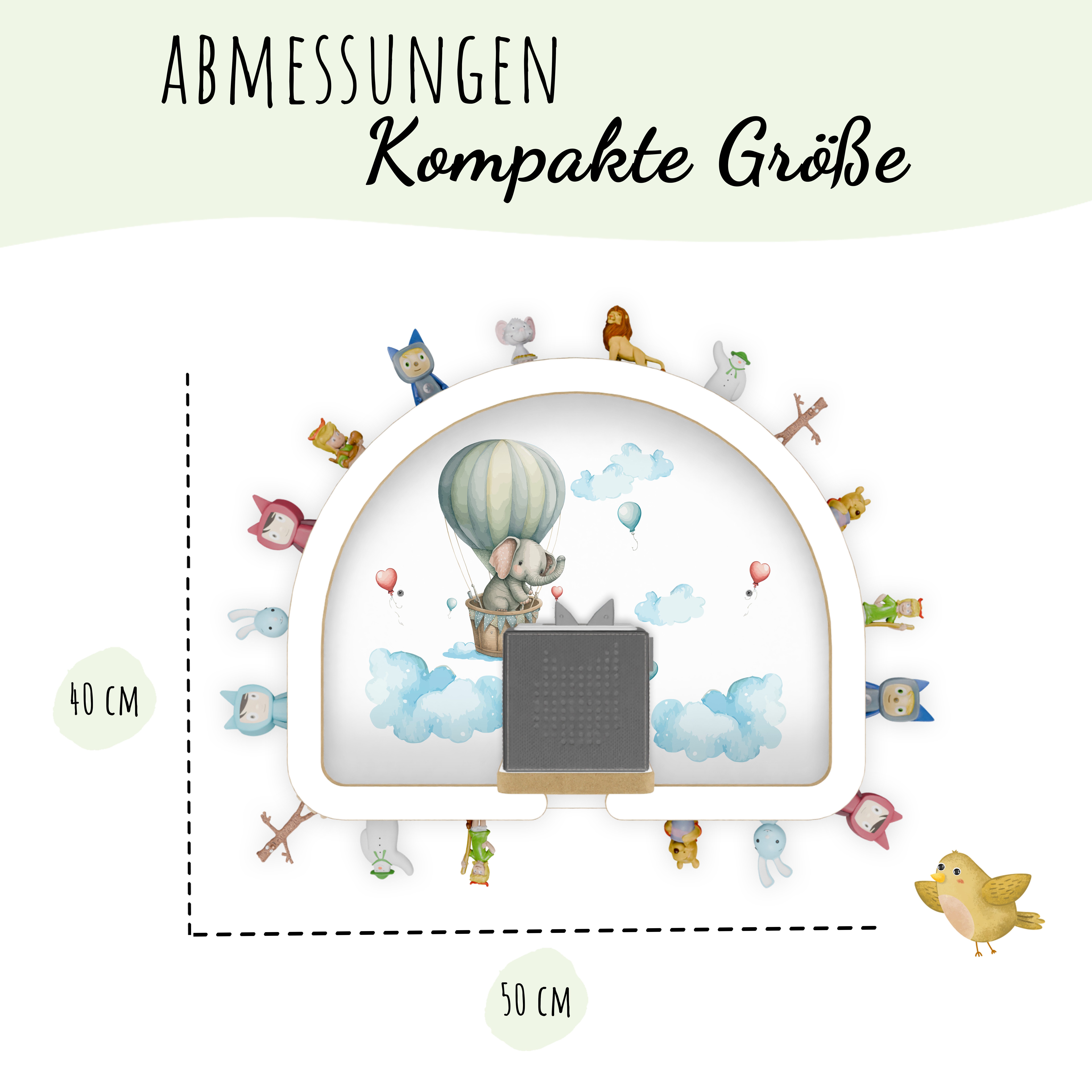 Holzura Kinderregal Tonie Regal Regenbogen mit günstig online kaufen