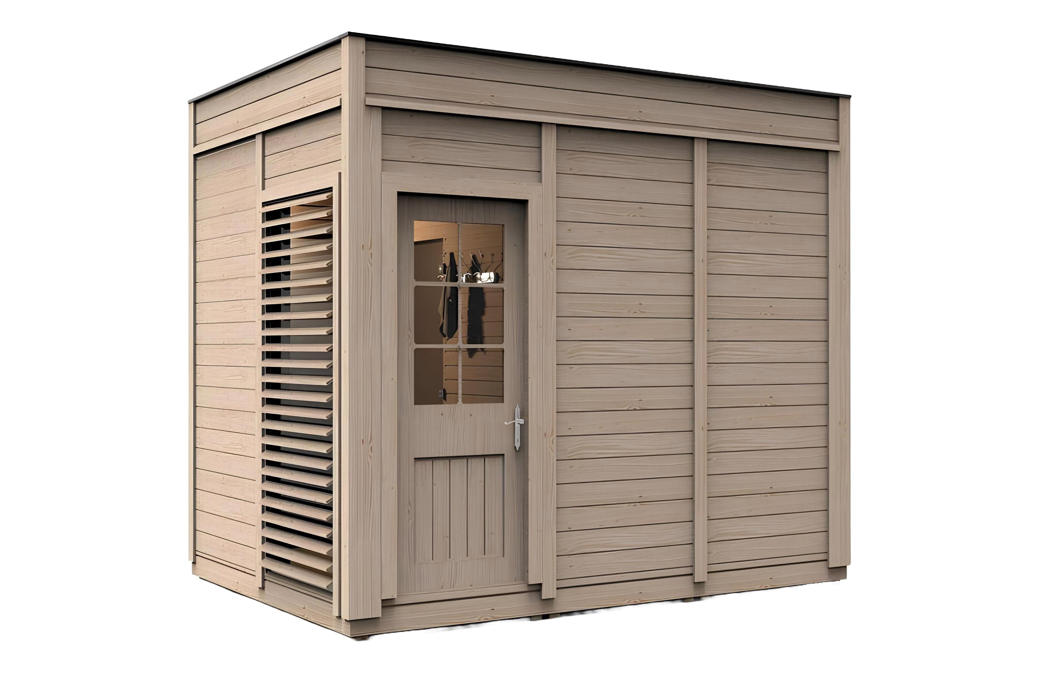 Xlmoebel Saunahaus Gartenholzsauna von Woodpro für den Außenbereich Trockensauna, (Holzsauna) Hergestellt in Europa