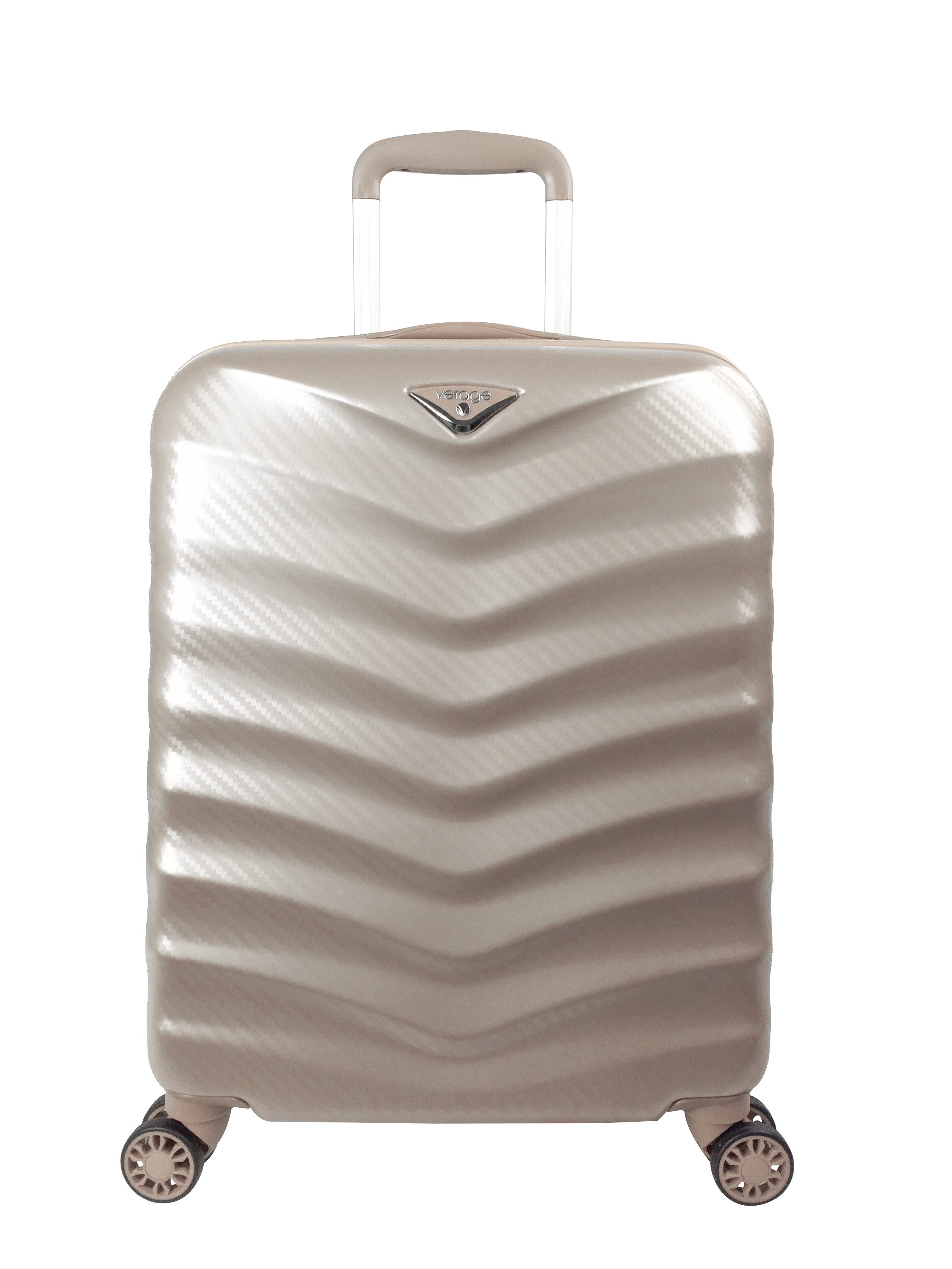 Verage Koffer Seagull, Hartschalen-Trolley, 4 Rollen, Doppelrollen TSA Zahlenschloss, teilweise erweiterbar