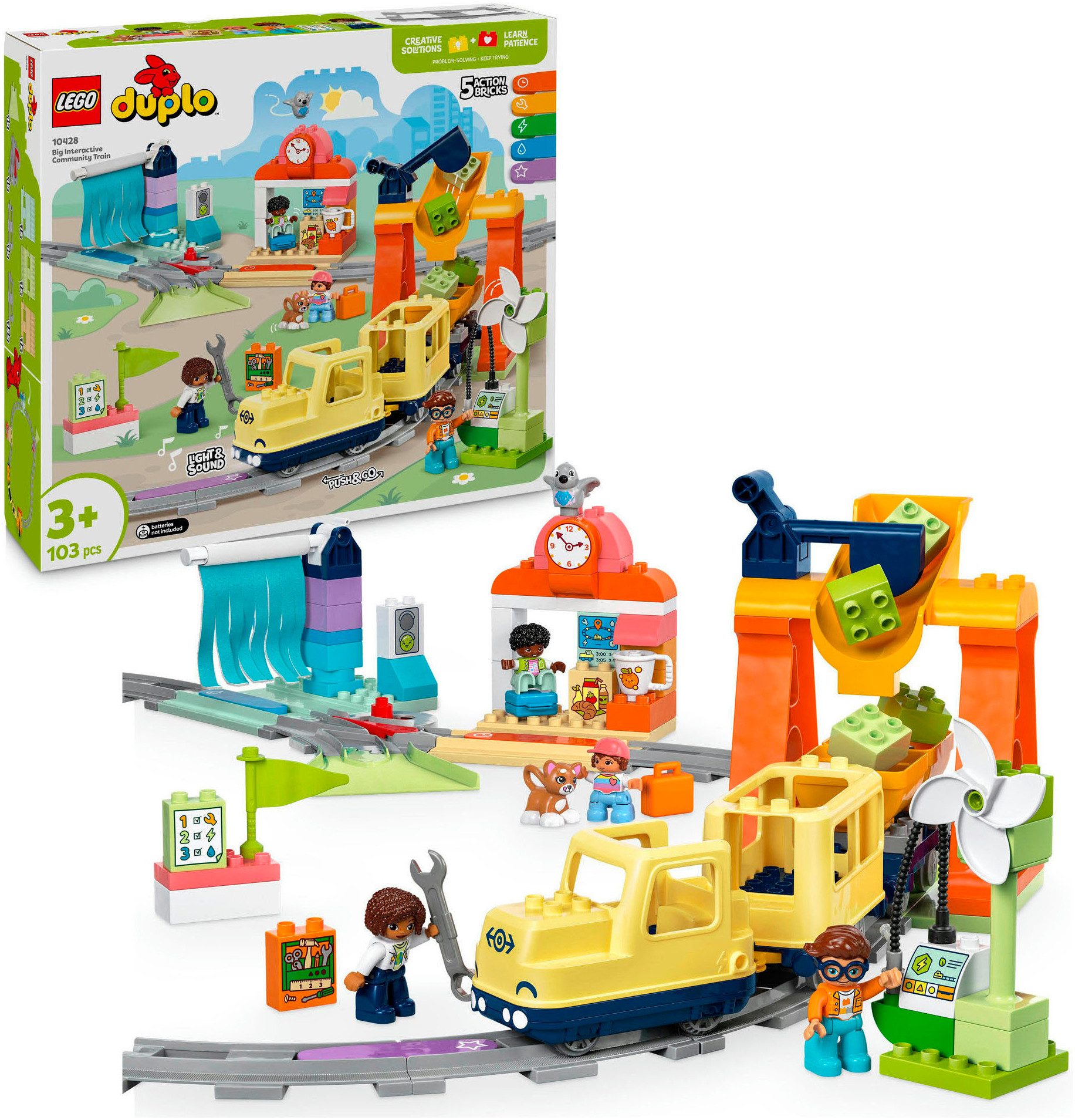 LEGO® Große interaktive Eisenbahn (10428), LEGO günstig online kaufen