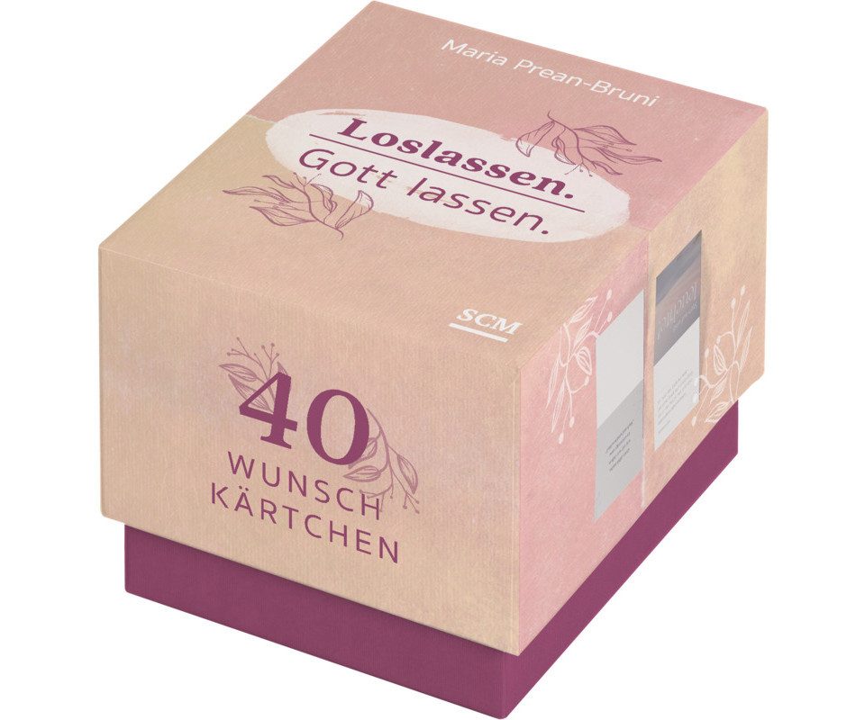 SCM Verlag Fotoalbum Loslassen. Gott lassen. 40 Wunschkärtchen