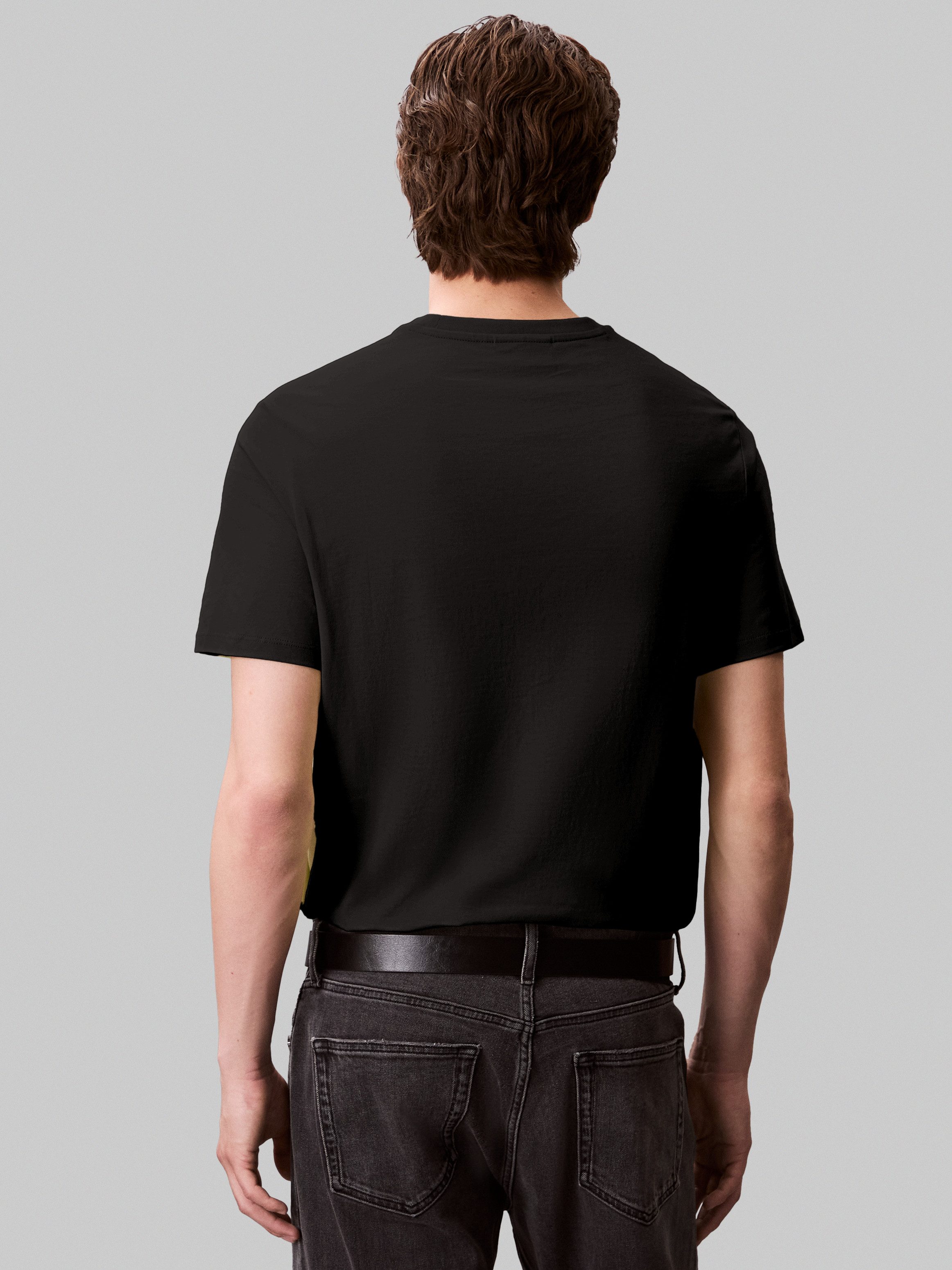 Calvin Klein Jeans T-Shirt SS SMOOTH CTTN SOLID CREWNK TEE mit Logo günstig online kaufen