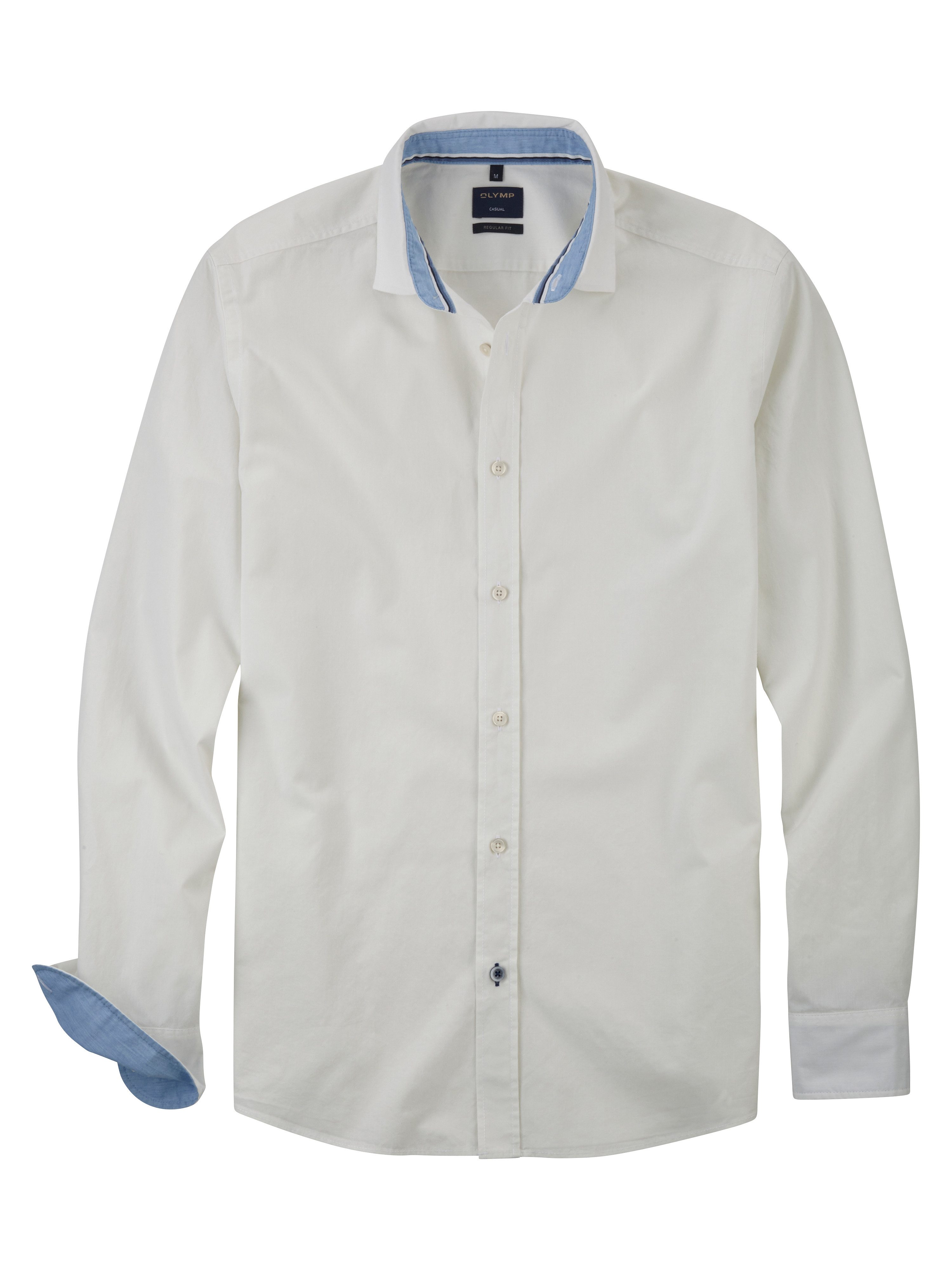 OLYMP Langarmhemd Hemd Casual mit feiner günstig online kaufen