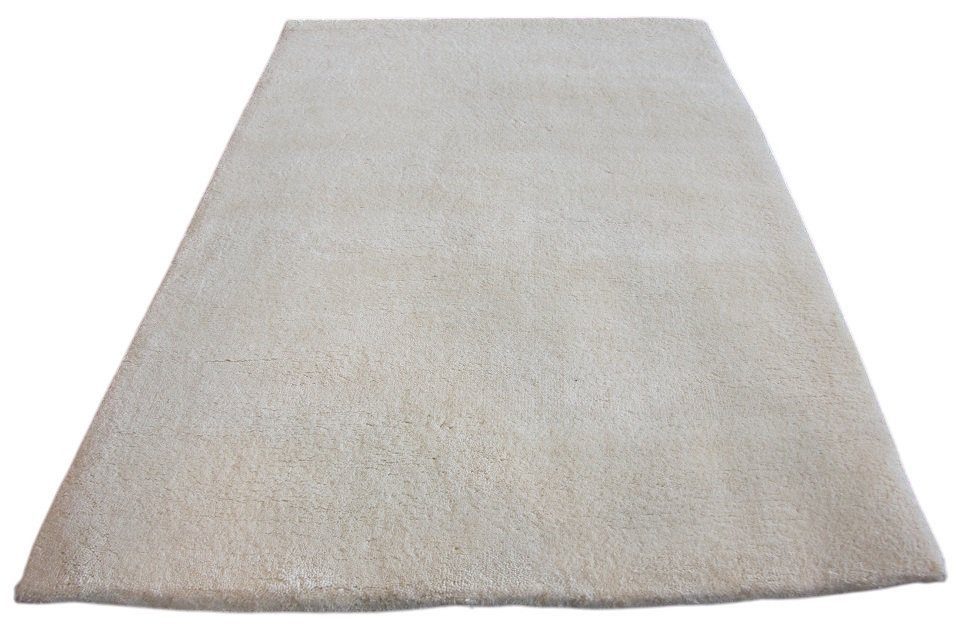 Sona-Lux Teppich Berber Teppich Wollteppich Wolle, weiß, rechteckig, Höhe: 32 mm, Marokko Wolle Wohnzimmer Esszimmer Schlafzimmer Flur