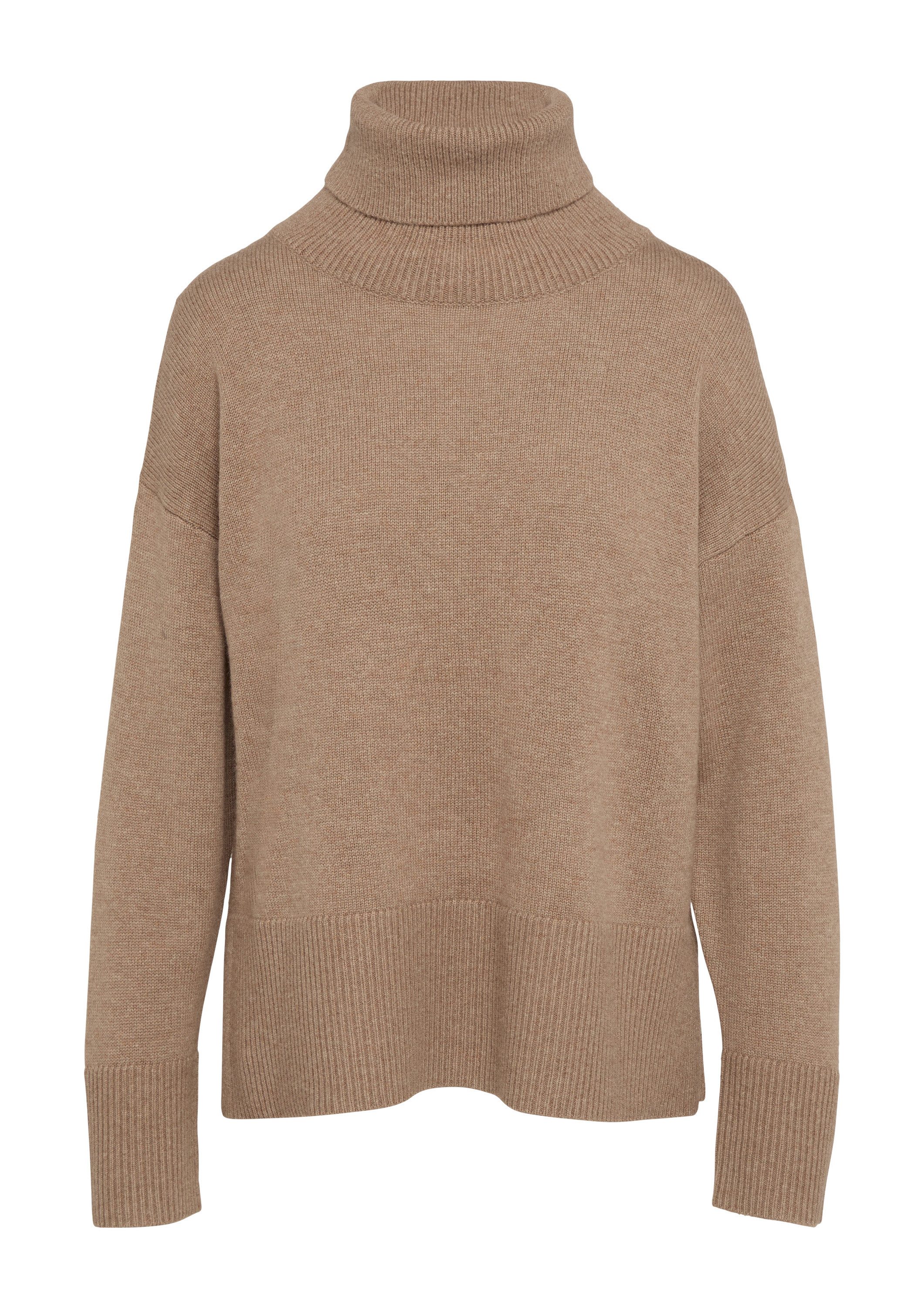 s.Oliver Longpullover Strickpullover Lockerer Rollkragenpullover aus Kaschm günstig online kaufen