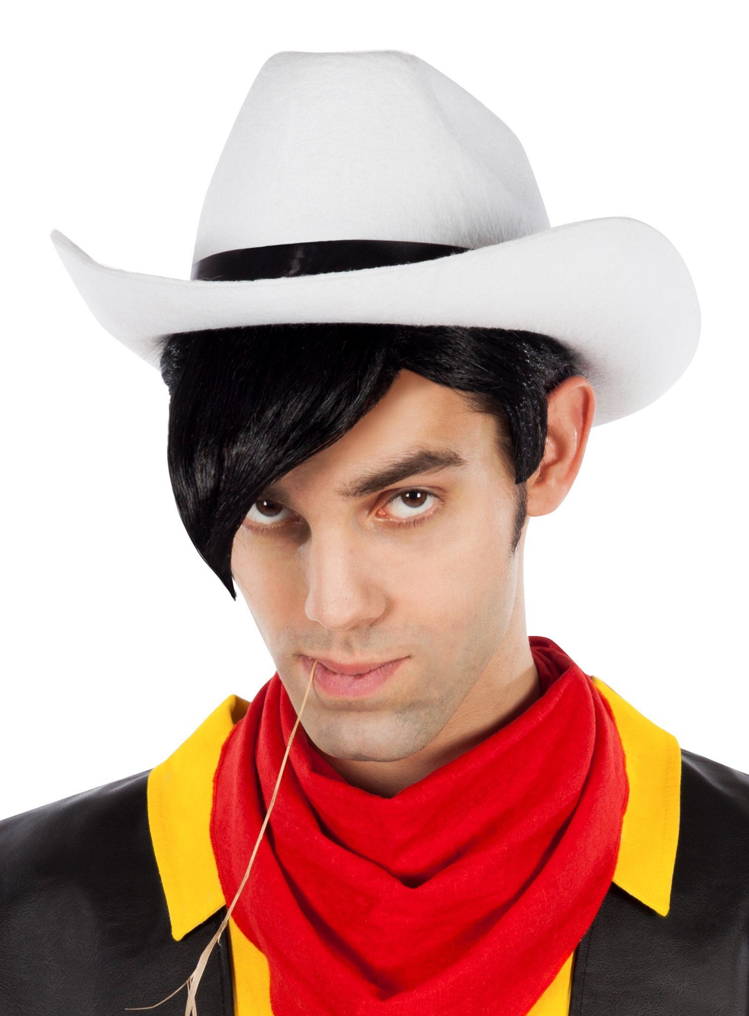 Cowboy-Kostüm Lucky Luke Cowboyhut - Fasching Sheriff Dalton