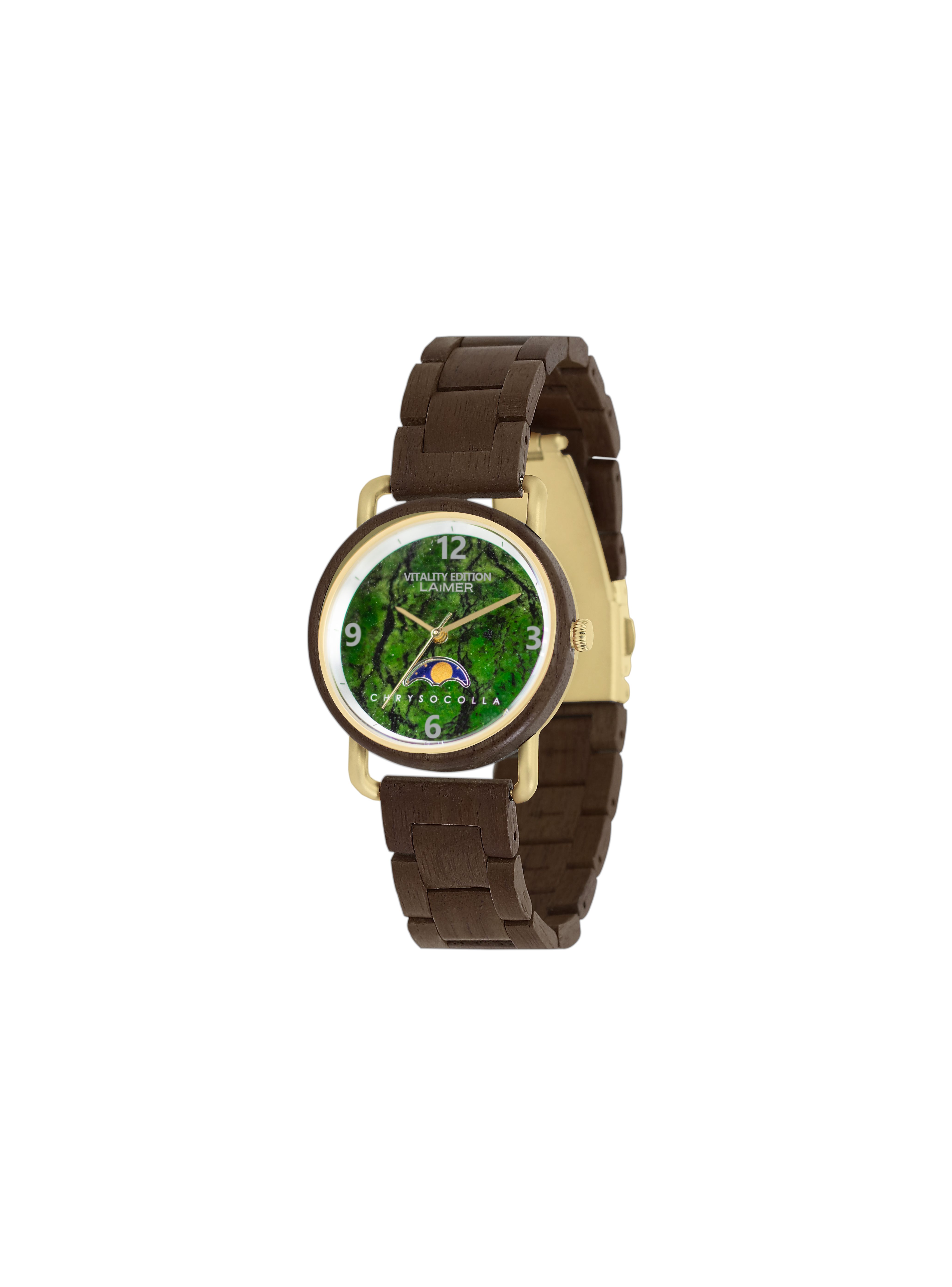 LAiMER Quarzuhr Damen Armbanduhr Johanna Analog Sandelholz 0127, (1-tlg)