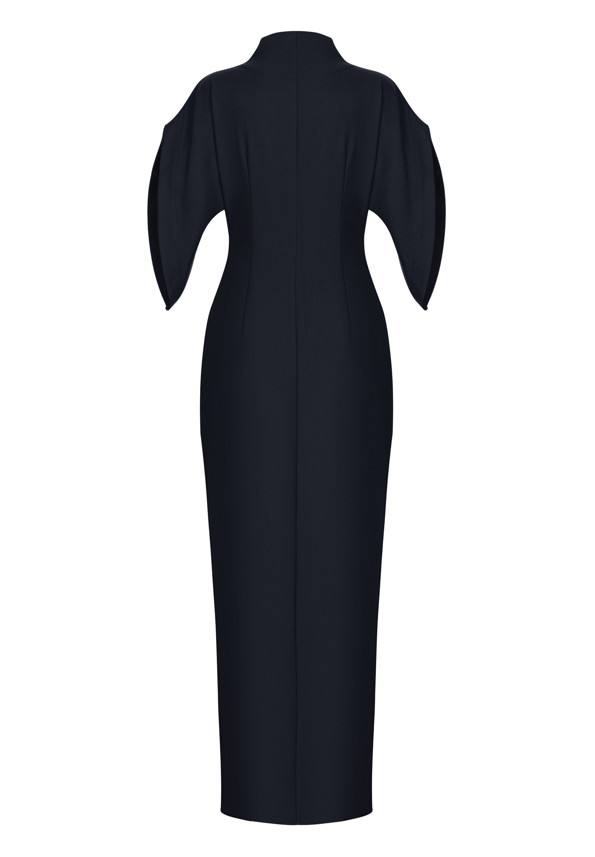 Monosuit dress NARROW Lea GREY Cocktailkleid