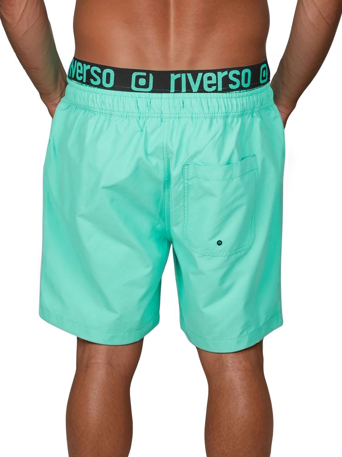 riverso Badeshorts Herren Badehose RIVBobby Regular Fit (1-St) Sportshorts mit Kordelzug – Bild 2 von 4