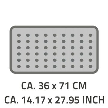 Badematte Badewannenmatte Antirutschmatte Promo Schwarz Ridder, Höhe 0.5 mm, Gummi