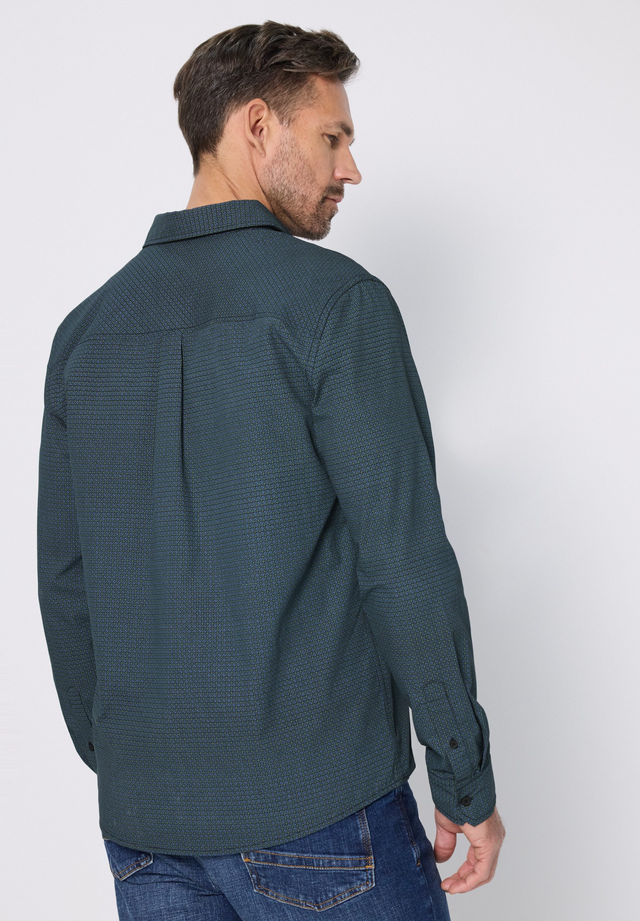 STREET ONE MEN Karohemd aus reiner Baumwolle günstig online kaufen