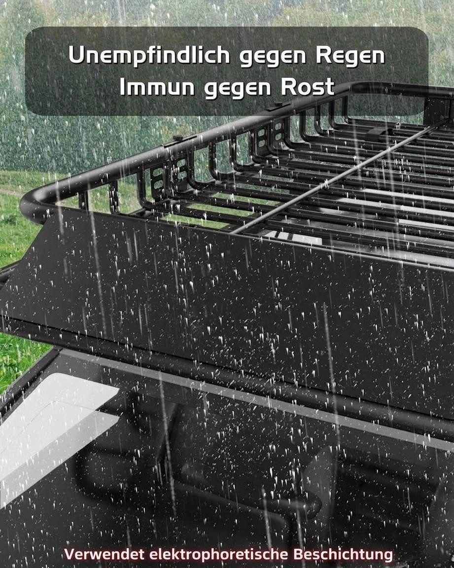 GarveeMore Dachträger Dachträger Gepäck-Halterung 163x100x15cm, bis 115kg