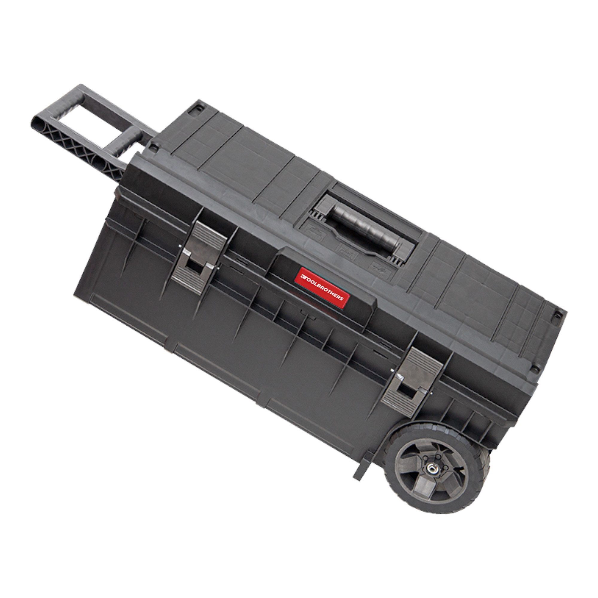 Toolbrothers Werkzeugkoffer RHINO XXL Trolley ECO Longer Basic 50 l IP66 mit Doppelteleskopgriff