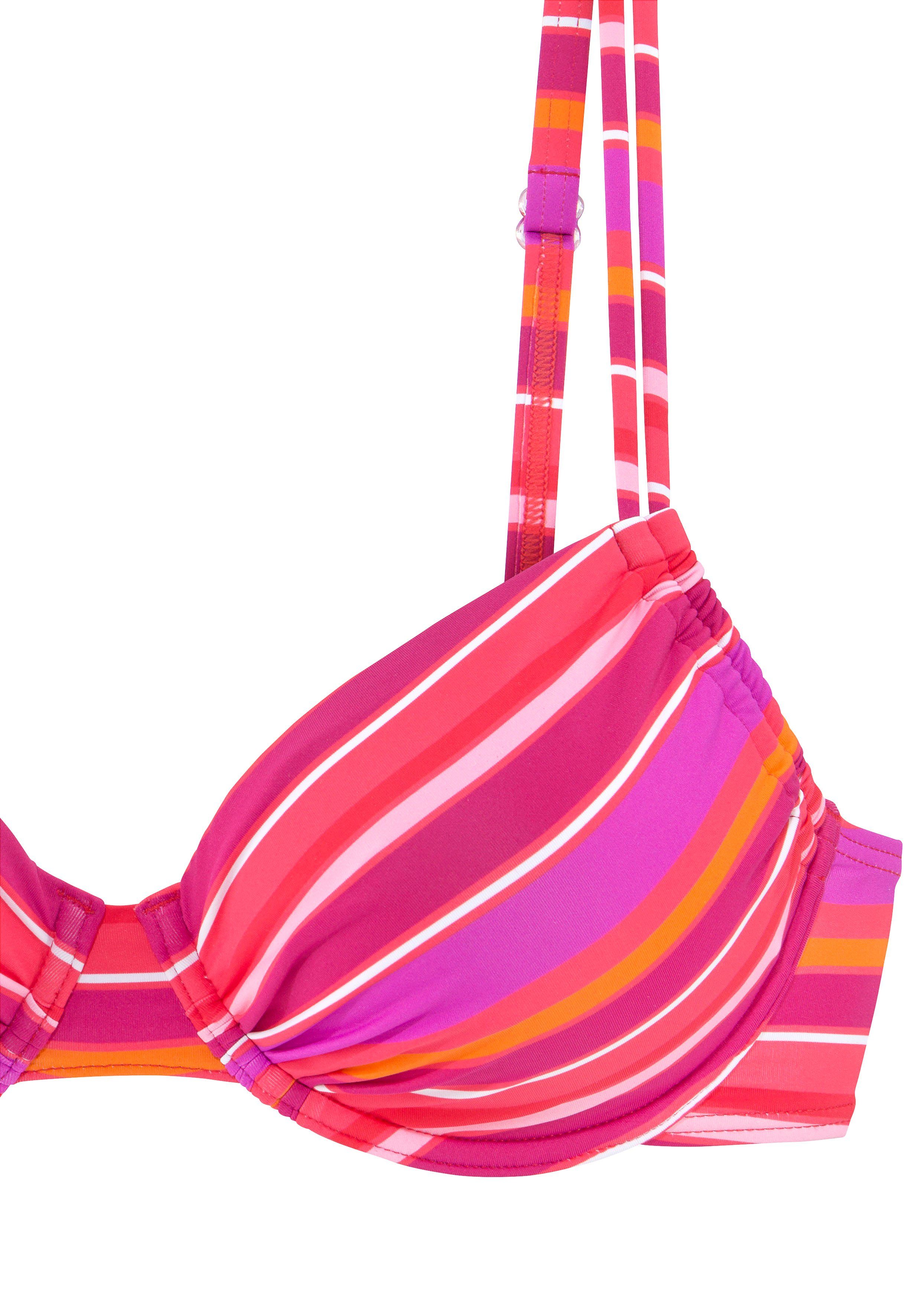 s.Oliver Bügel-Bikini-Top Fun, im trendigen Streifen-Design – Bild 3 von 5