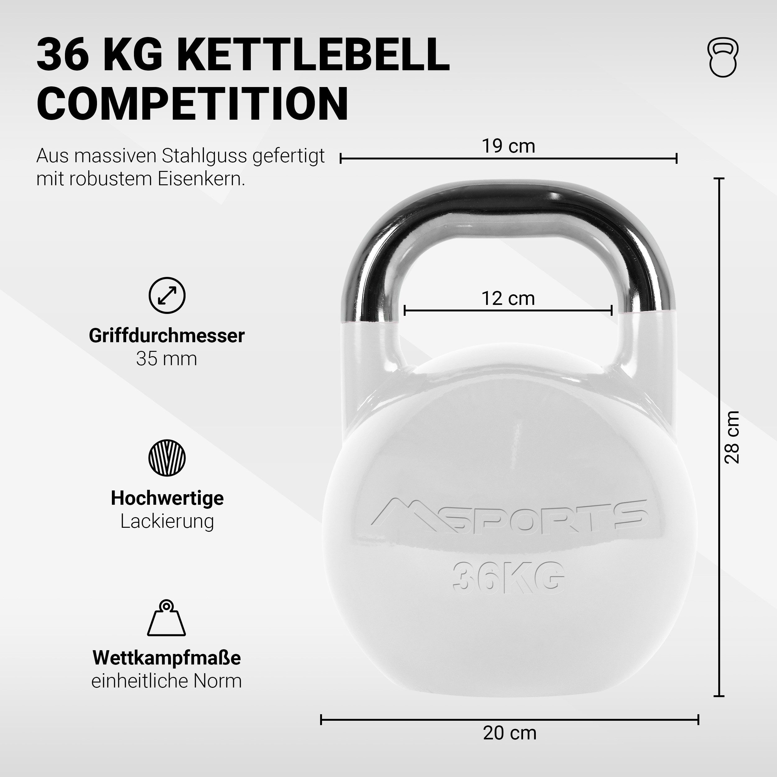 MSports® Kettlebell Kettlebell Competition 4 - 32 kg