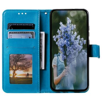 CoverKingz Handyhülle Hülle für Samsung Galaxy S23 Handyhülle Flip Case Cover Schutzhülle 15,5 cm (6,1 Zoll), Klapphülle Schutzhülle mit Kartenfach Schutztasche Motiv Mandala