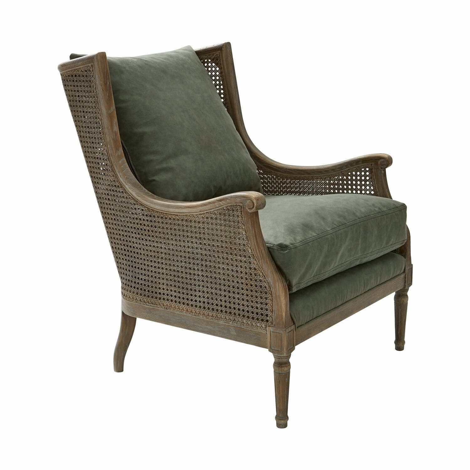 Mirabeau Sessel Sessel Greenbrier antikbraun/grün