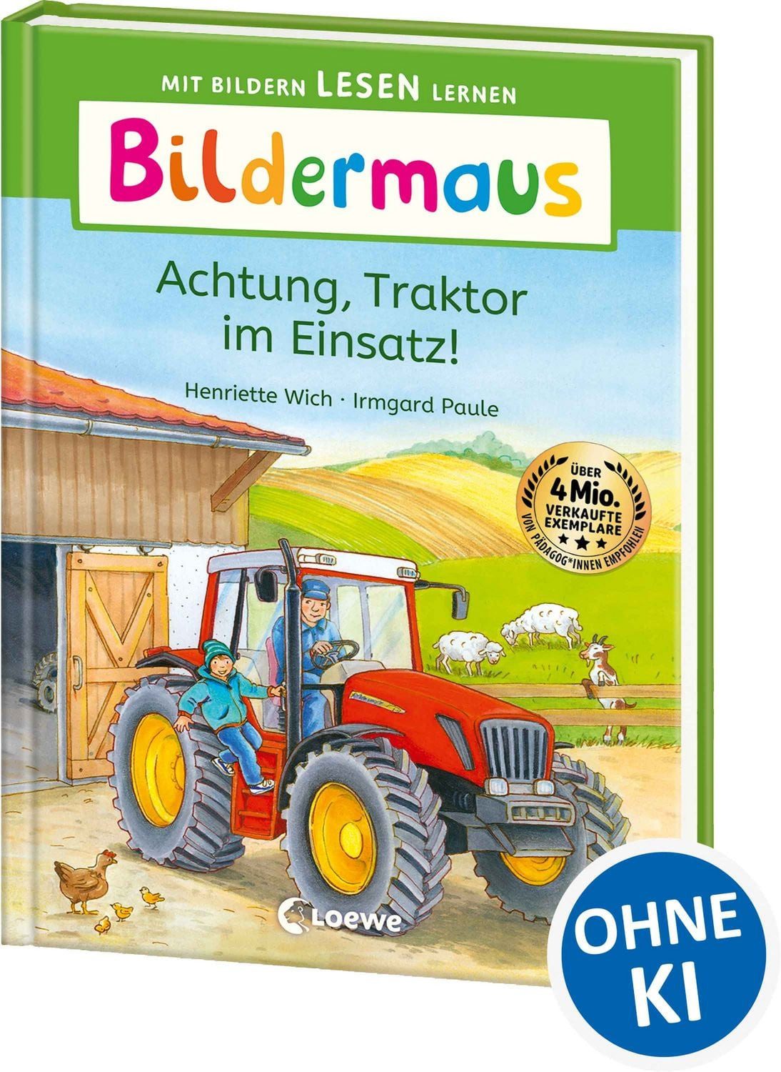 Bildermaus - Achtung, Traktor im Einsatz! / Henriette Wich, Mit Bildern lesen lernen - Ideal für die Vorschule und Leseanfänger ab 5 Jahre