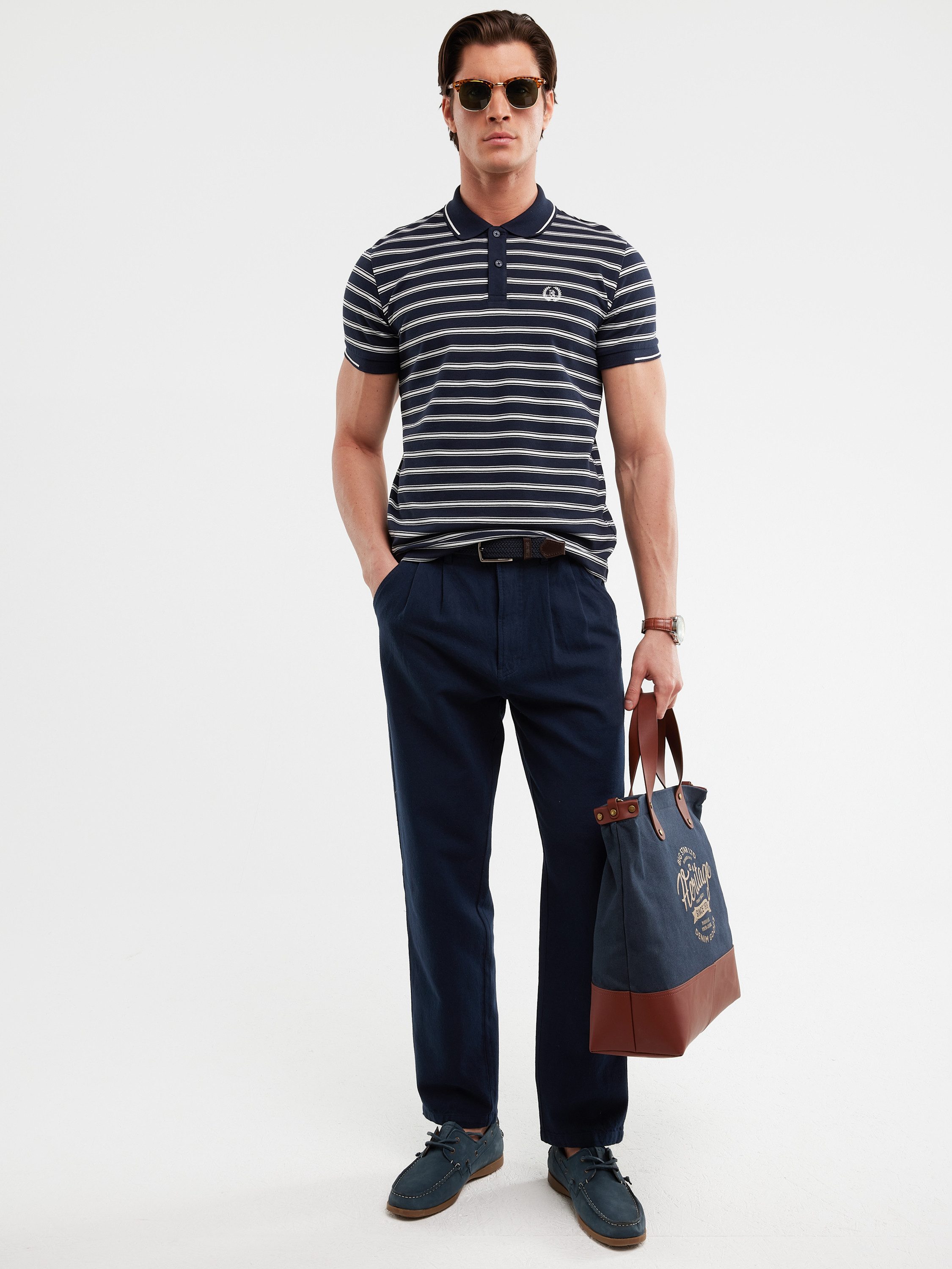BIG STAR Poloshirt MEGGON marine
