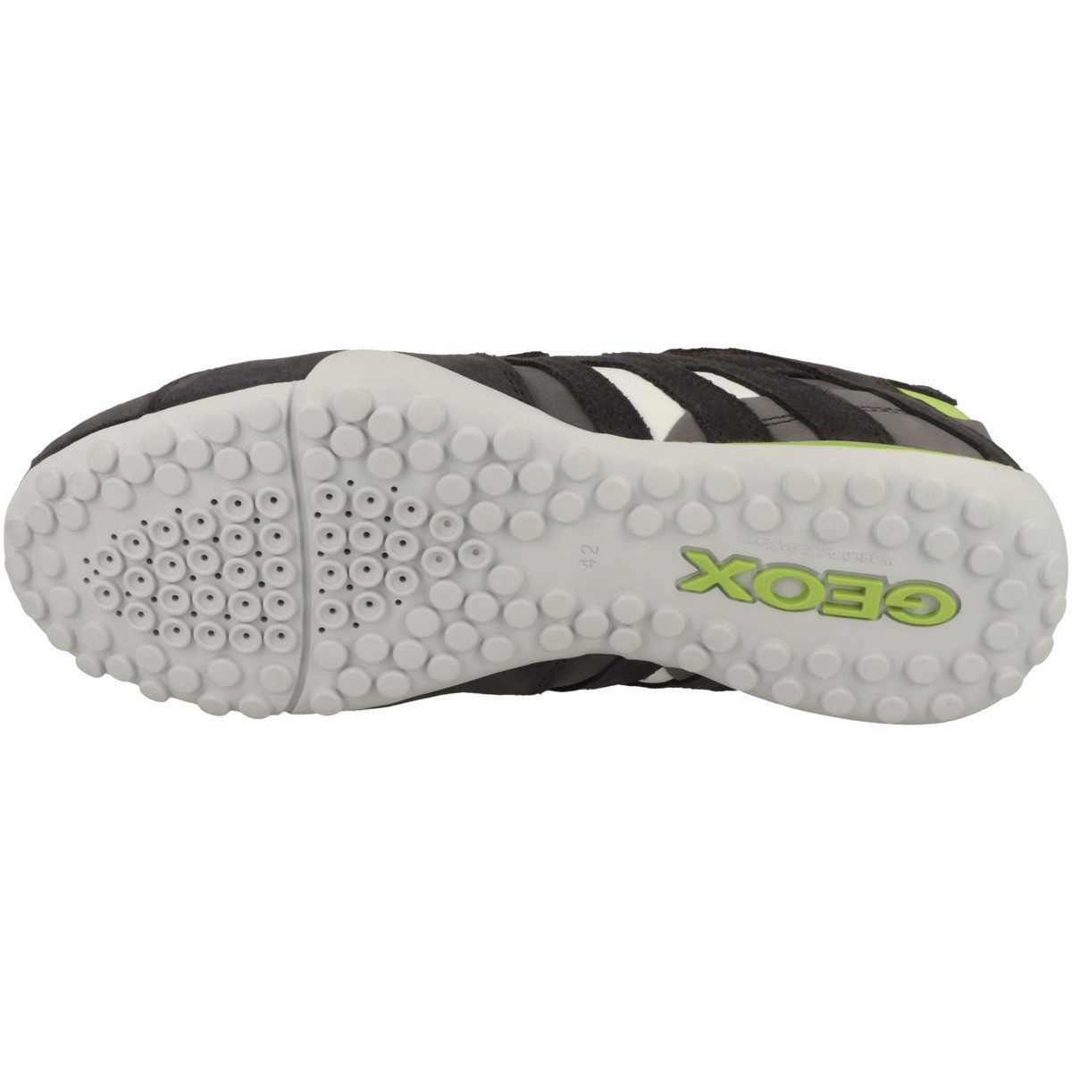 Geox U Snake B Herren Schnürschuh Turnschuhe, Sportschuhe, Freizeitschuhe, Halbschuhe, Schnürschuhe