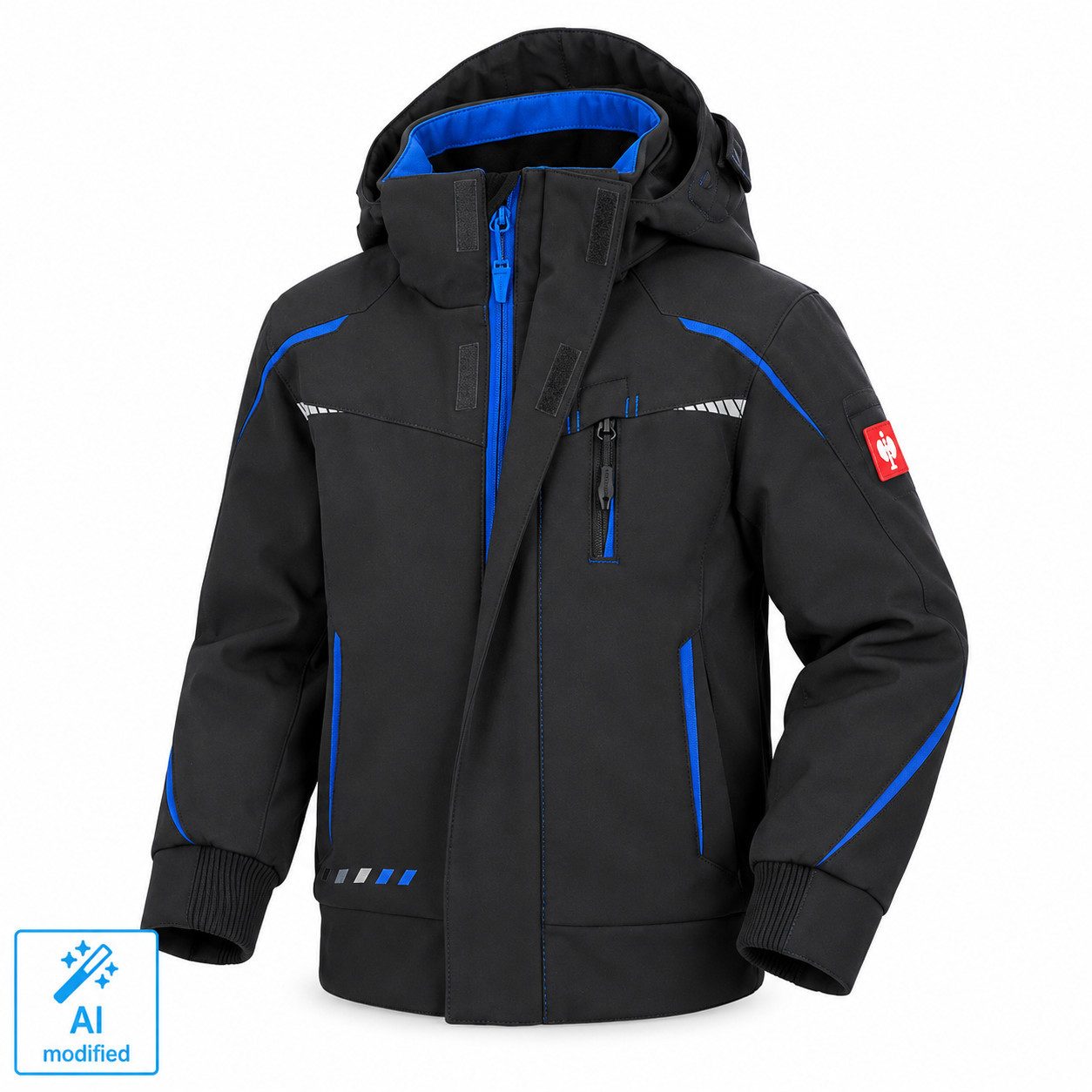 Engelbert Strauss Winterjacke Kinder Winterjacke gefütterte Softshelljacke winddicht wasserabweisend wasserabweisend, winddicht und atmungsaktiv
