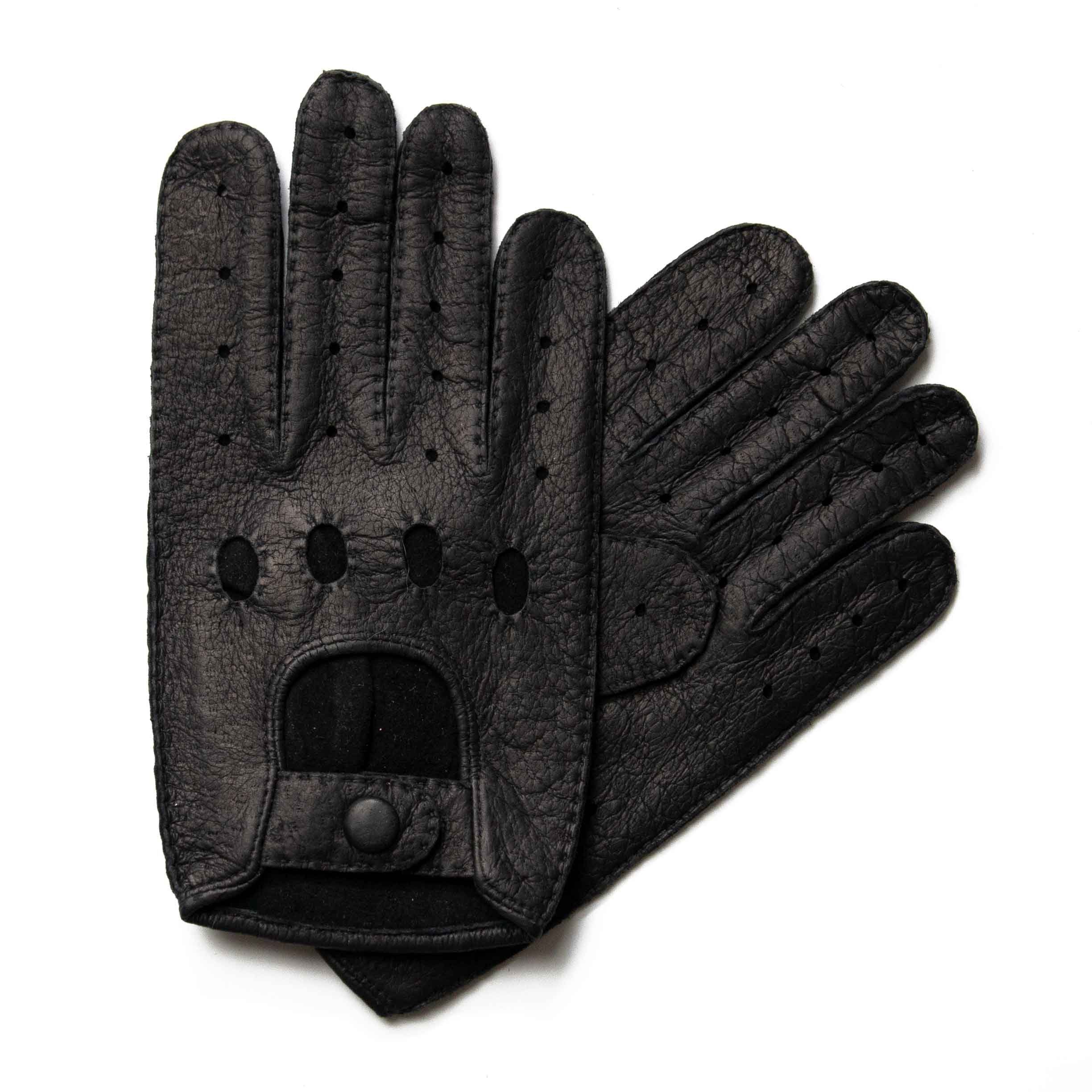 Lederhandschuhe ELEGANTE- Autofahrer Handschuhe aus Peccaryleder - ungefüttert