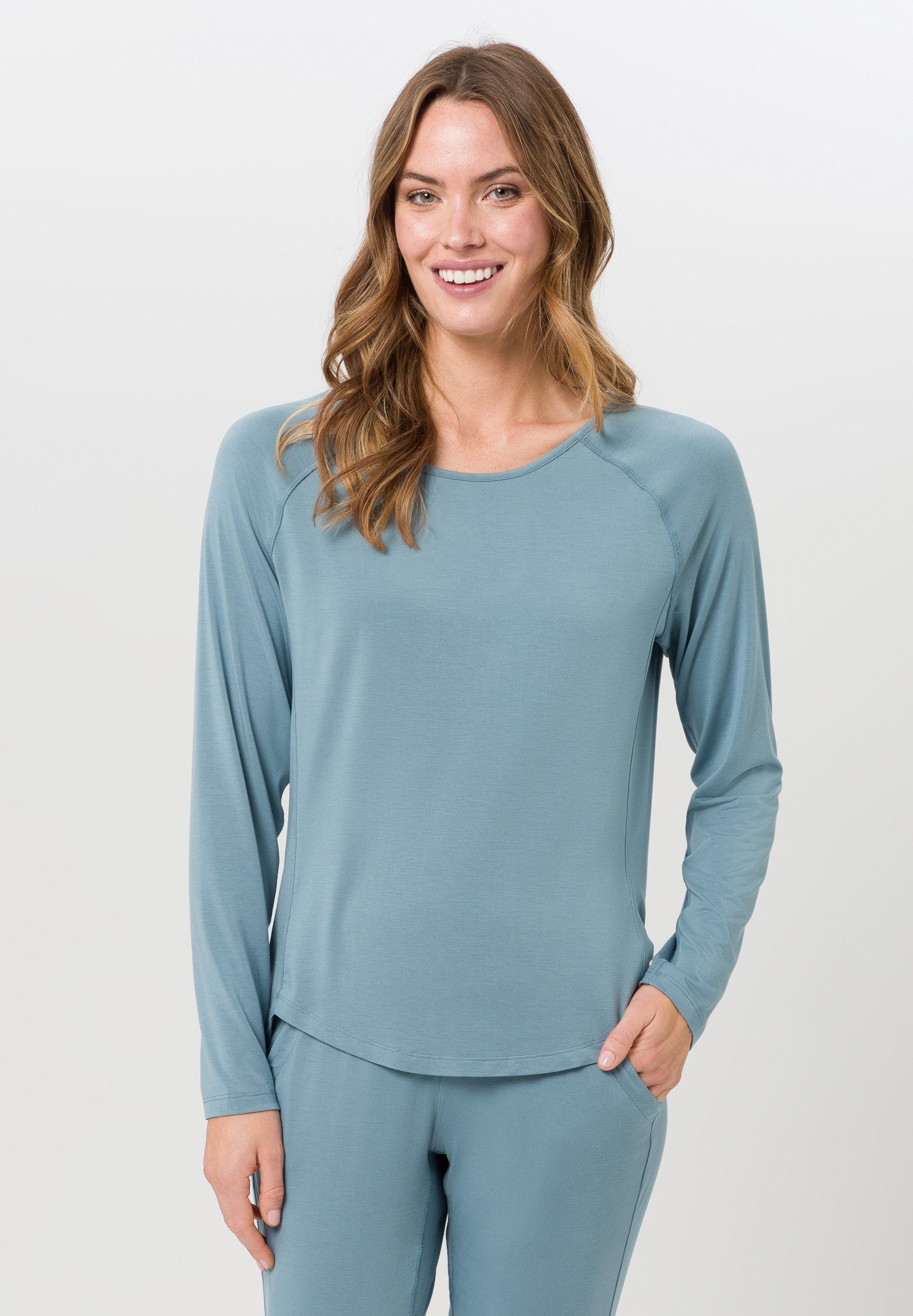 TUZZI Pyjamaoberteil mit 1/1 Arm aus hautsympathischem Jersey