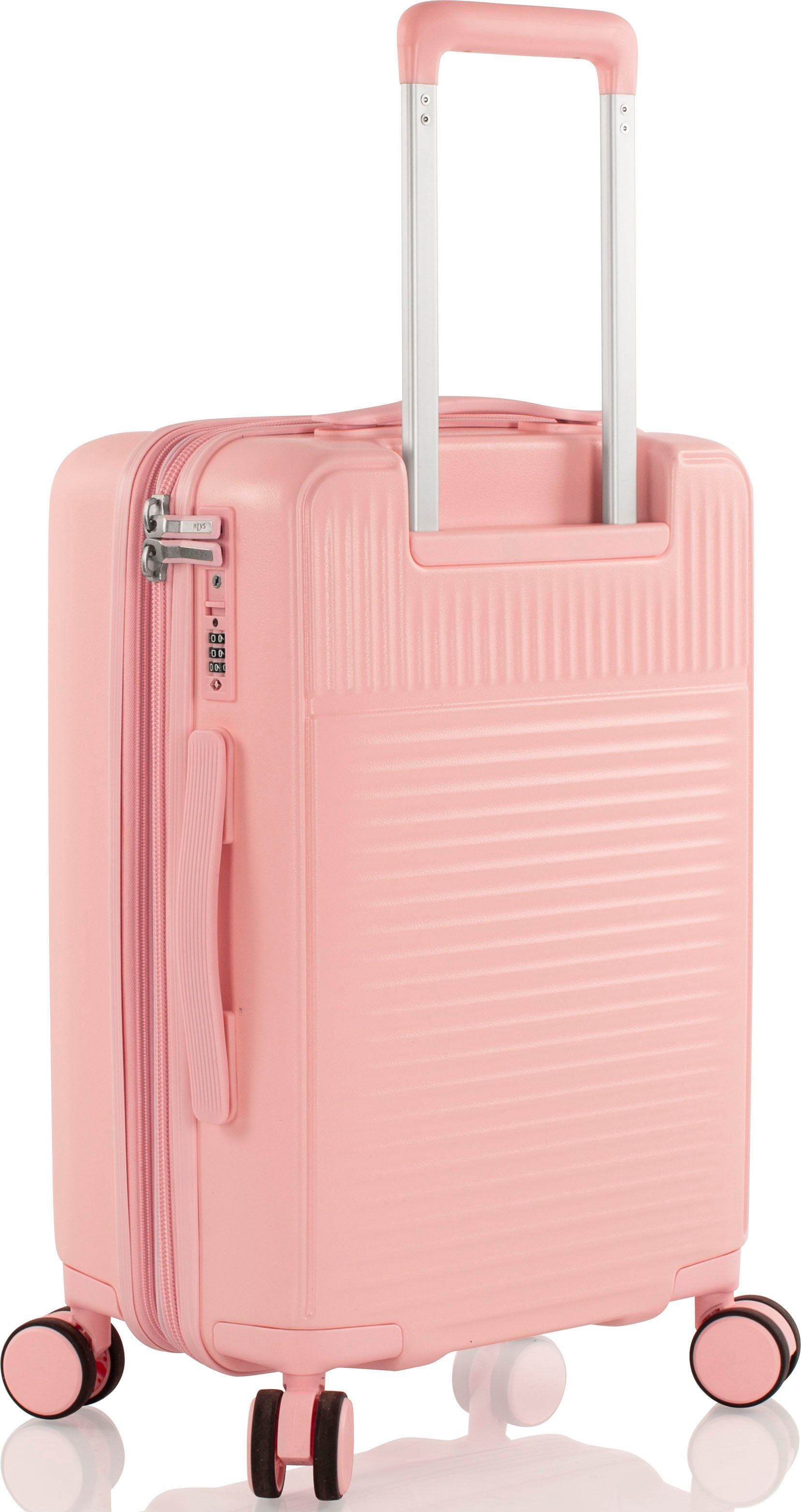 Heys Hartschalen-Trolley Pastel, in verschiedenen Farben und Größen, 4 Rollen, Heys Handgepäck-Koffer TSA Schloss Volumenerweiterung