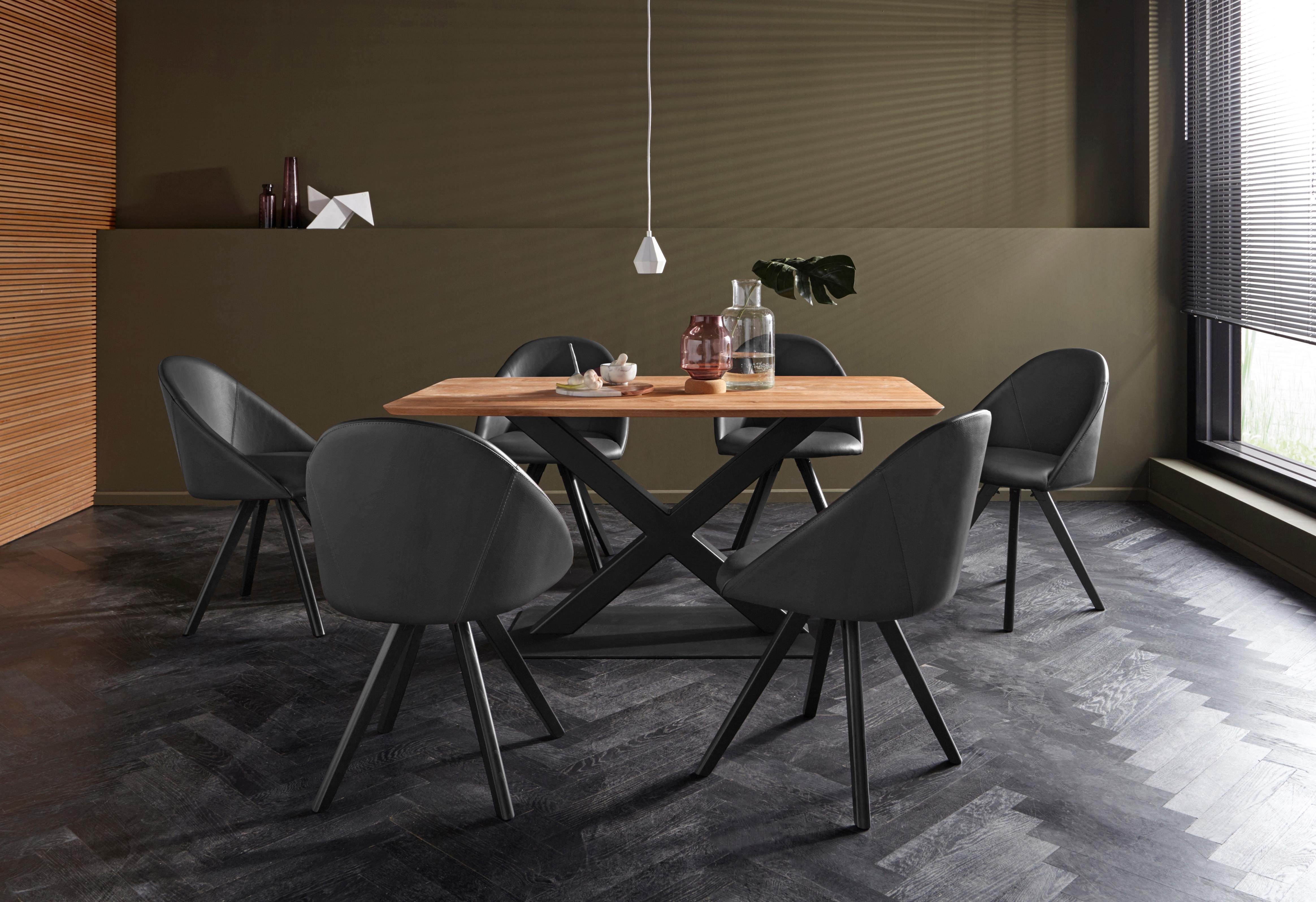 Home affaire 4-Fußstuhl Lotos (Set, 2 günstig online kaufen
