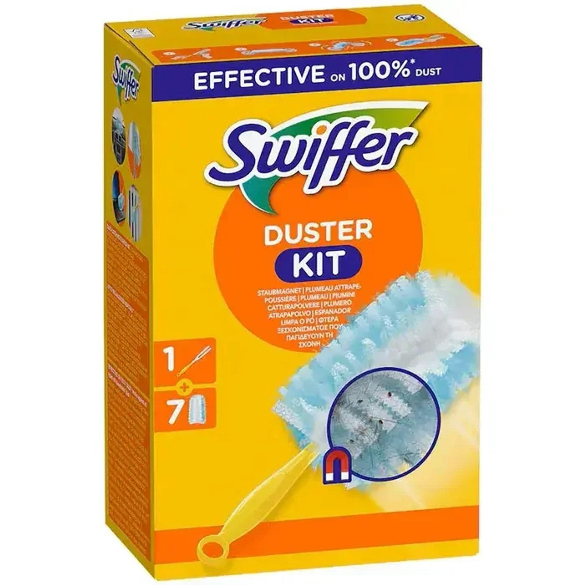 Swiffer Magnet-Werkzeugleiste Staubwedel Staubmagnet Kit Starterset, Mischgewebe, Länge: 30
