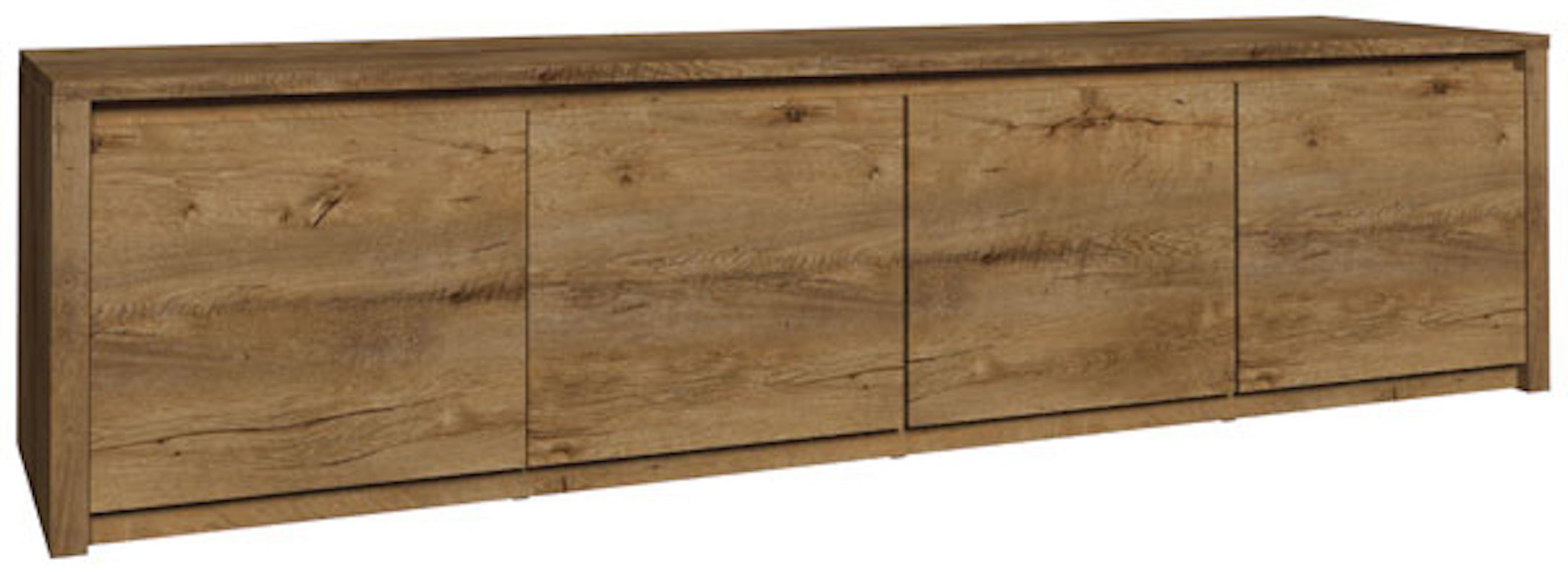 Feldmann-Wohnen Lowboard Montana (1 St), 170cm eiche lefkas grifflos