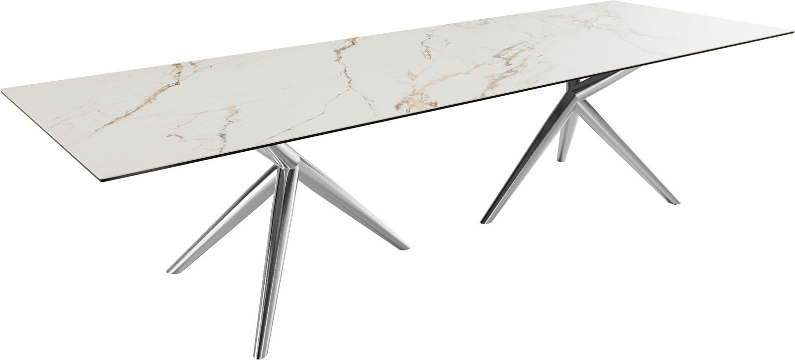 DELIFE Esstisch Edge, Keramik Calacatta Luxe günstig online kaufen